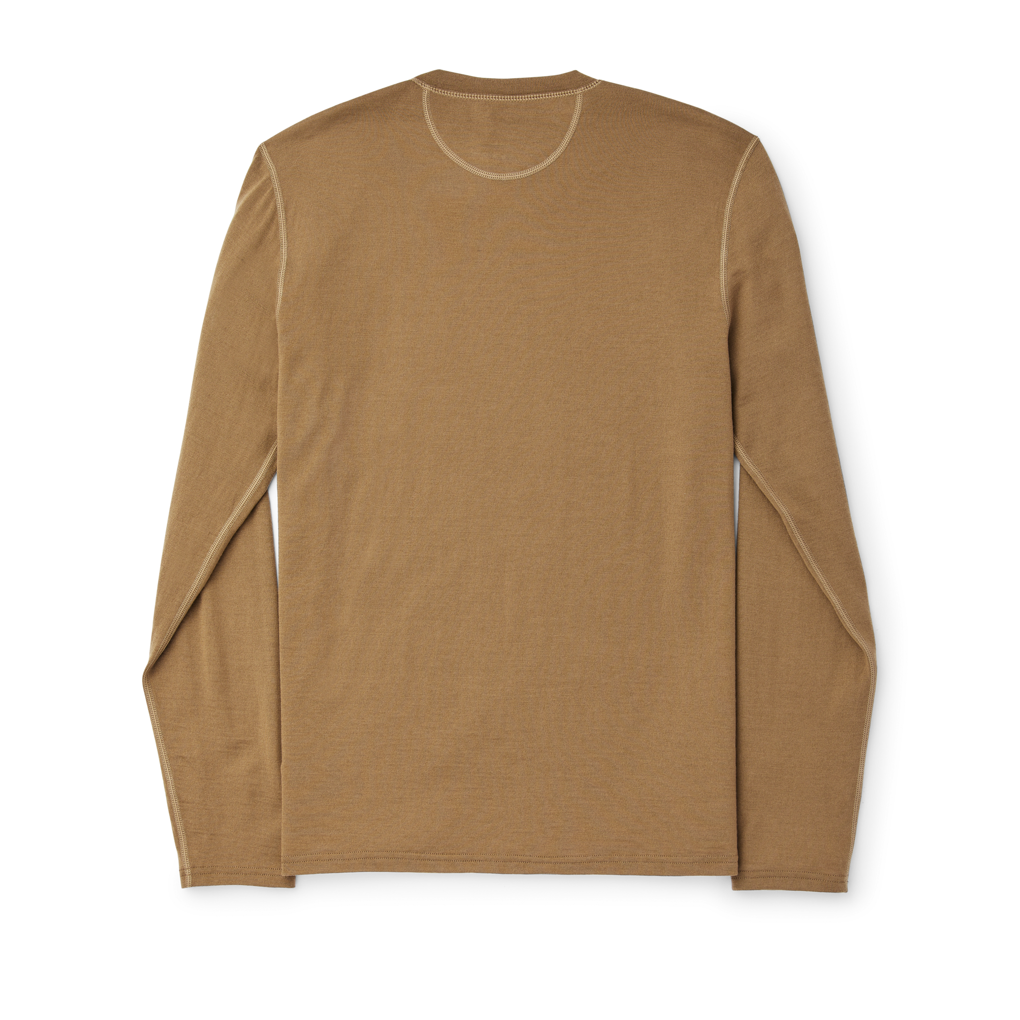 210g Merino Wool Crewneck - Rugged Tan - Image 2