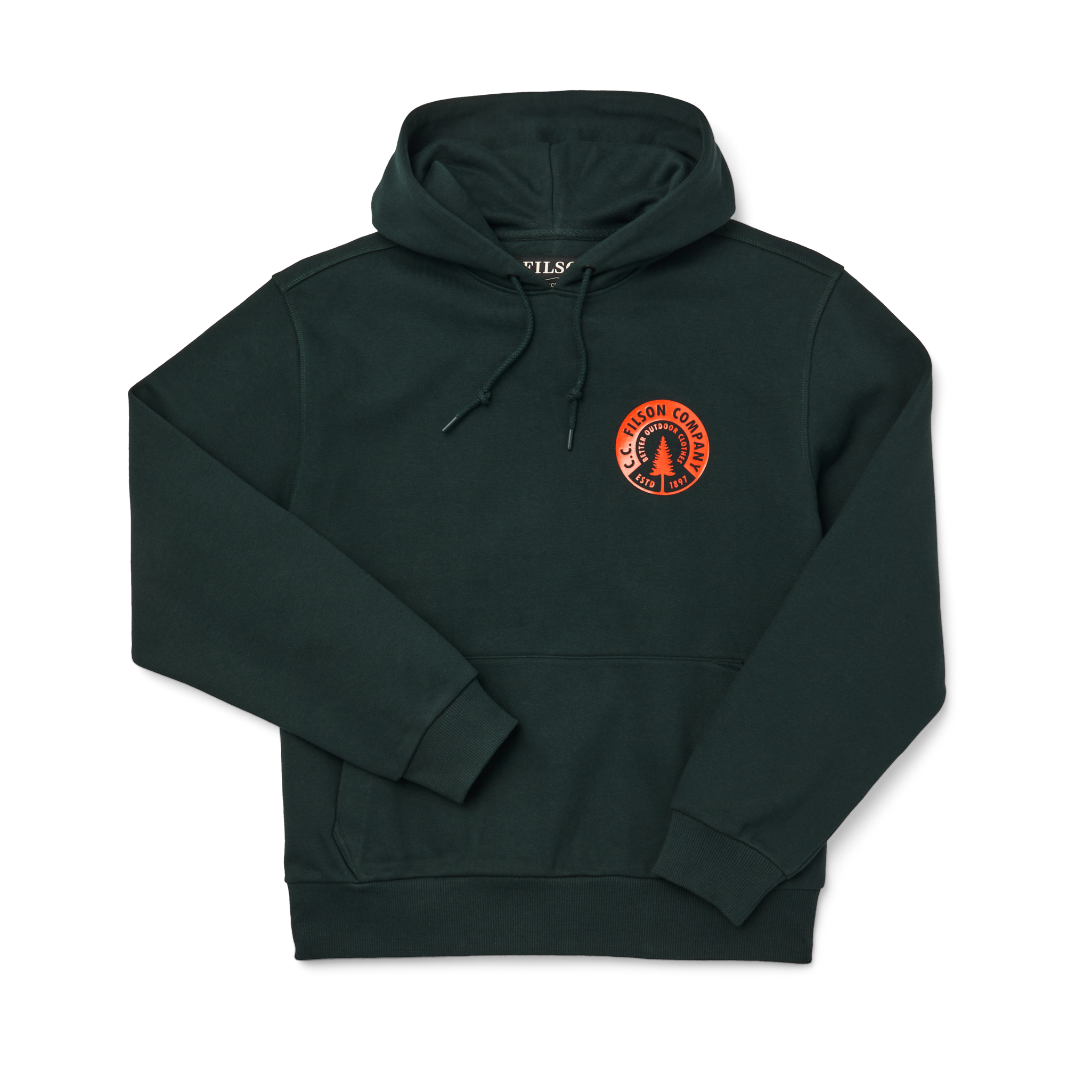 Prospector Graphic Hoodie - Green/fir Tree
