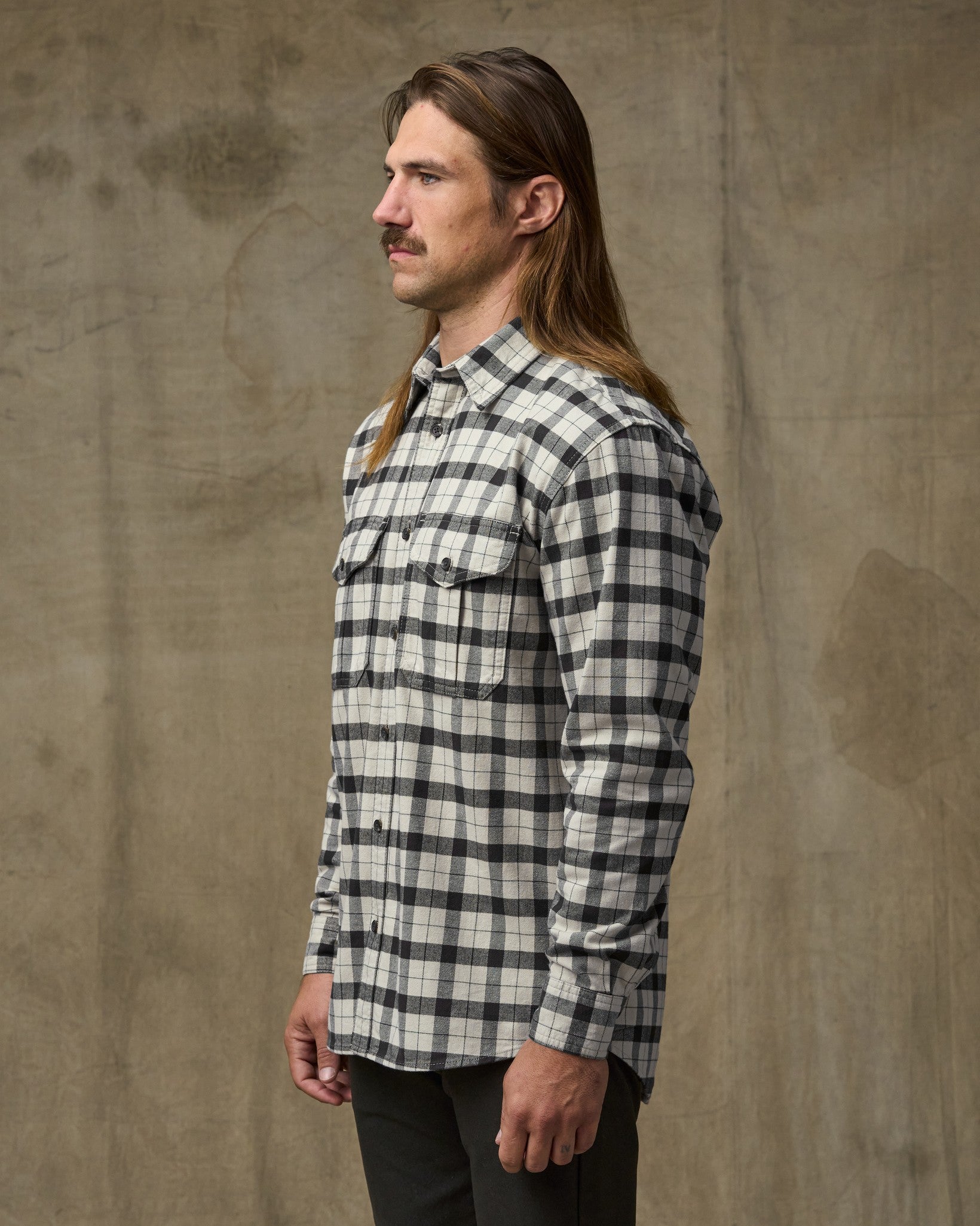 Alaskan Guide Shirt - Cream / Peat / Multi Plaid - Image 3