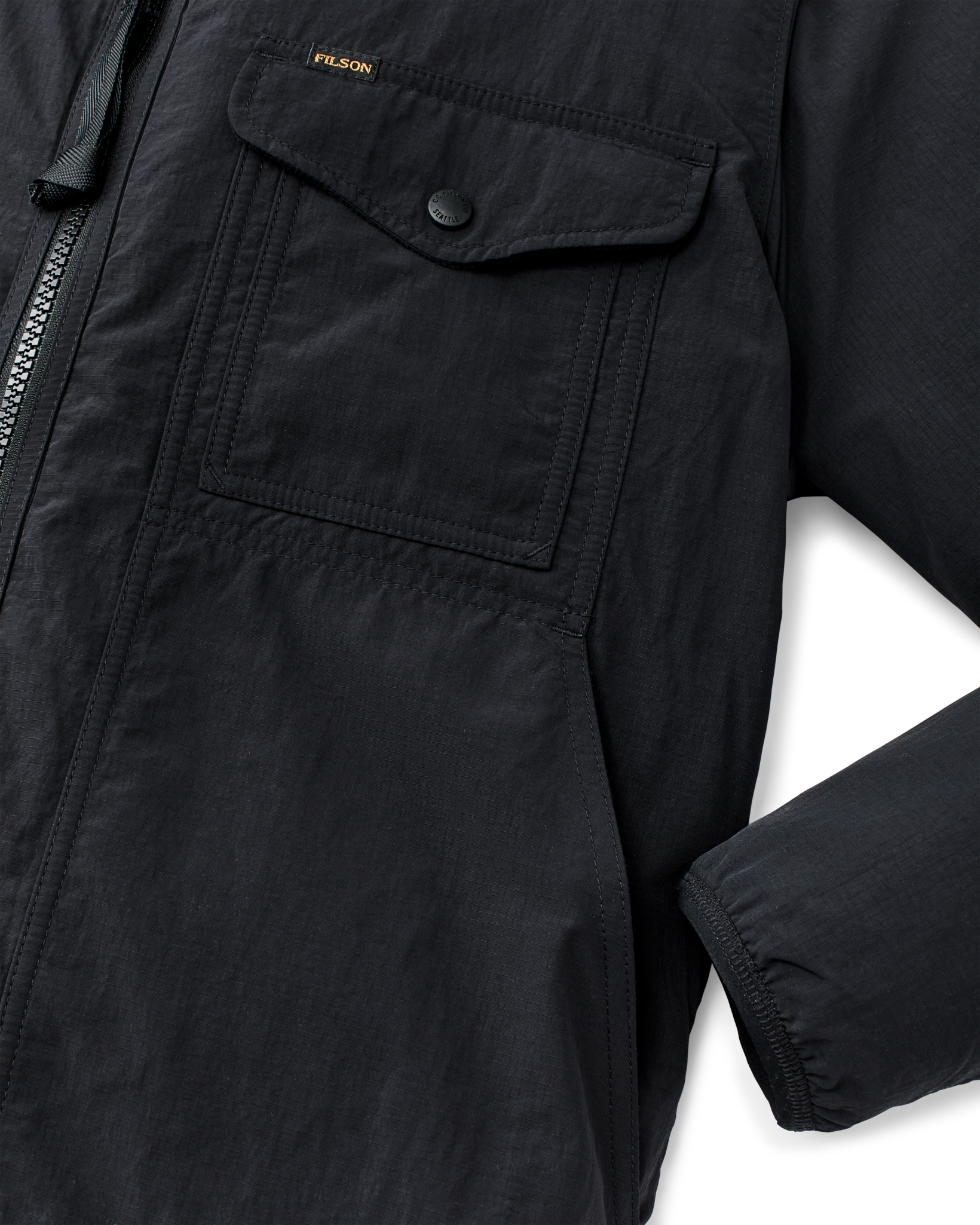 Reversible Pile Fleece Jacket - Dark Olive Drab - Image 12