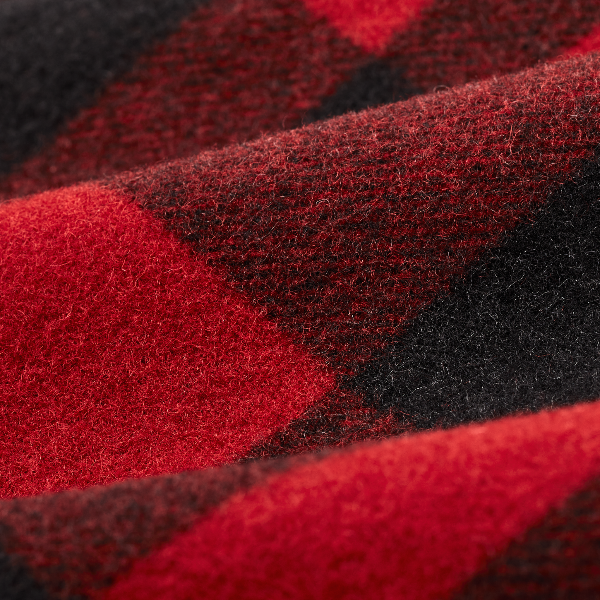 Women's Mackinaw Wool Cruiser Jacket - Red / Black Plaid - Image 7