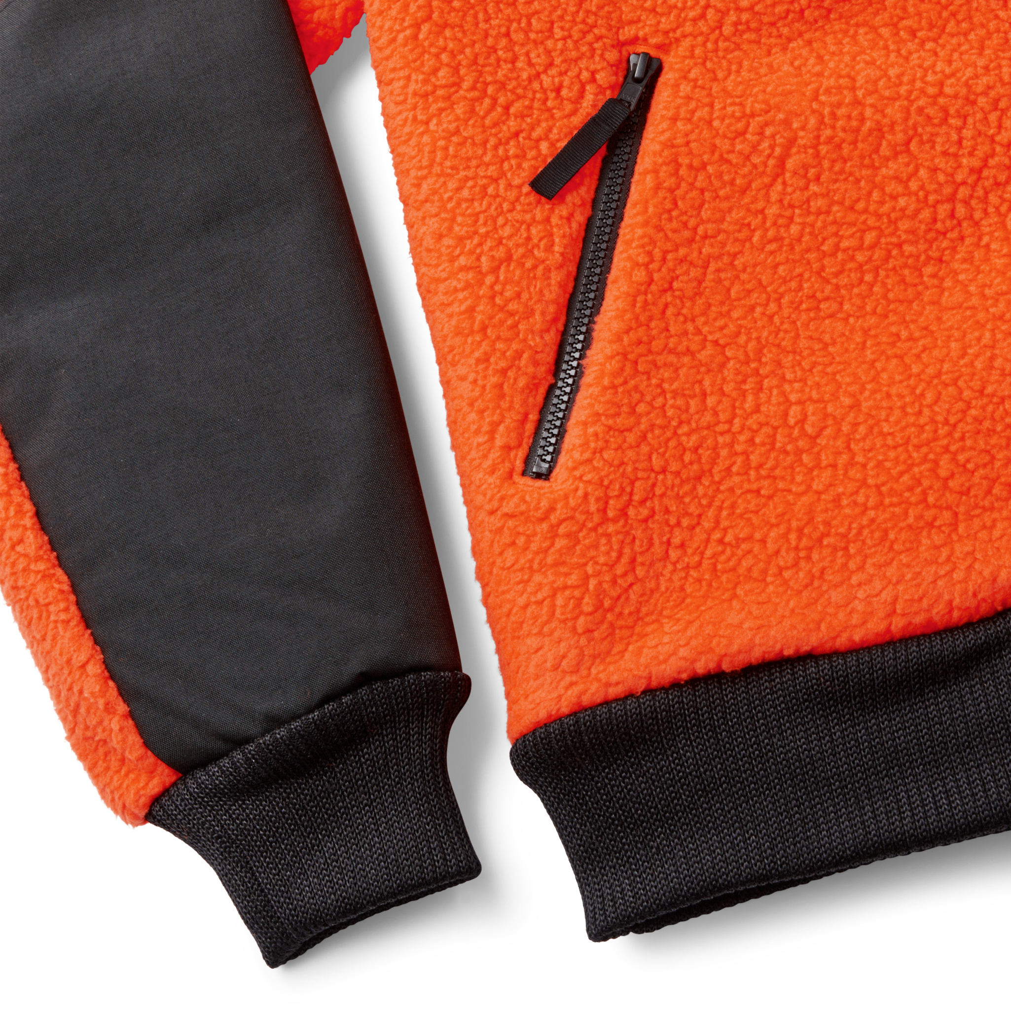 Sherpa Fleece Jacket - Flame - Image 5