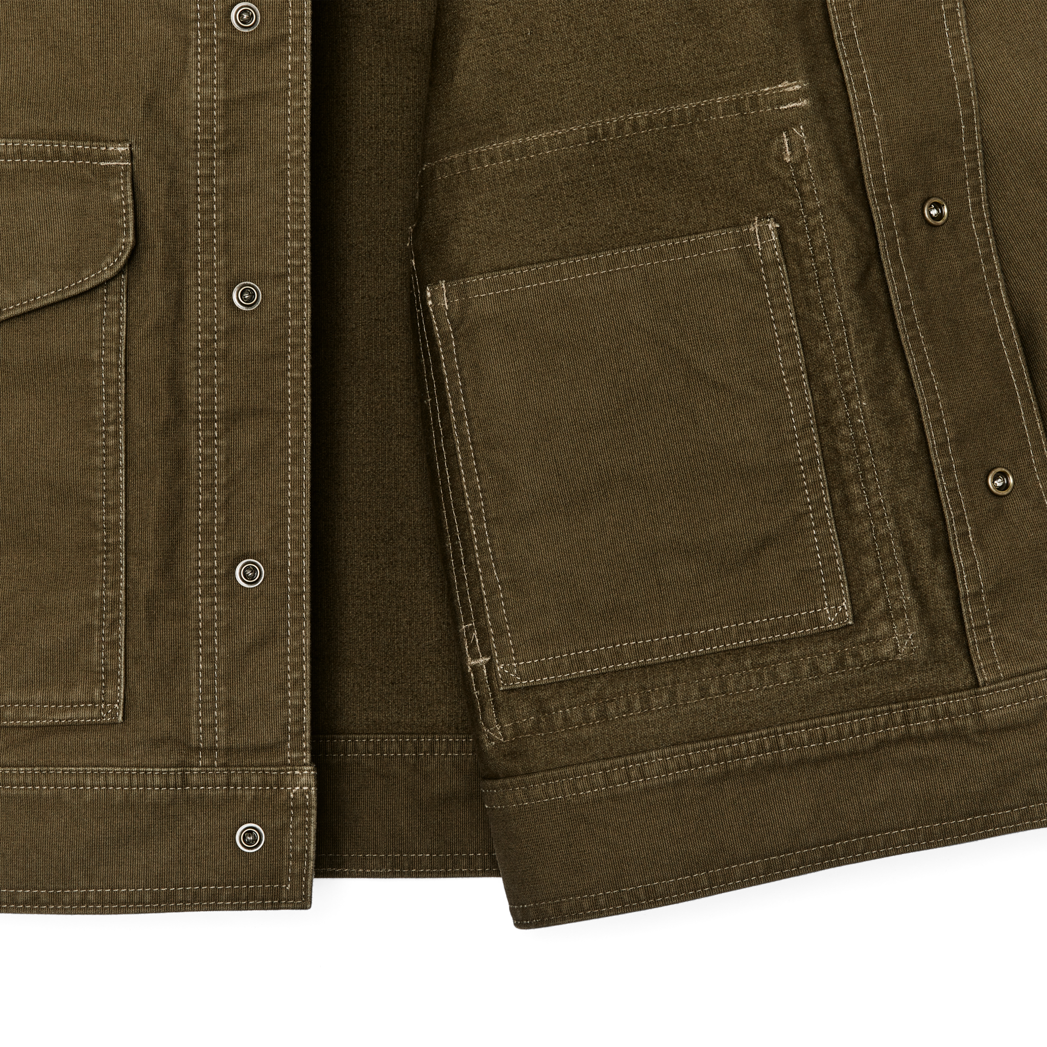 Jungle Cloth Work Jacket - Dark Olive - Image 5