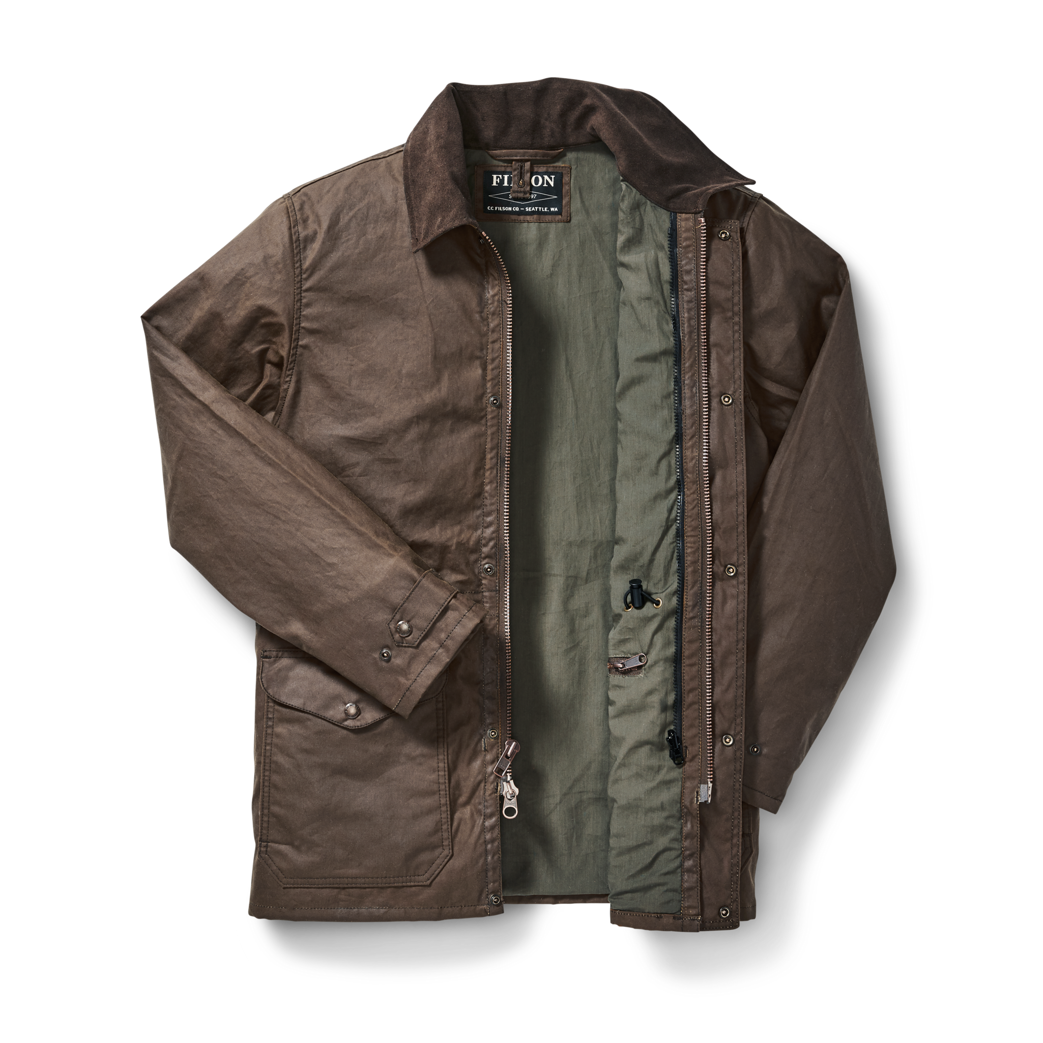 Cover Cloth Mile Marker Coat - Dark Earth - Image 2