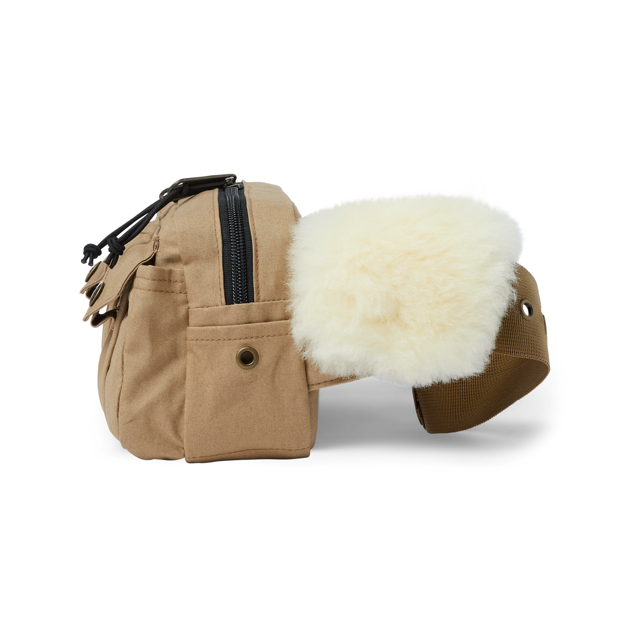 Compact Fishing Waist Pack - Dark Tan - Image 3