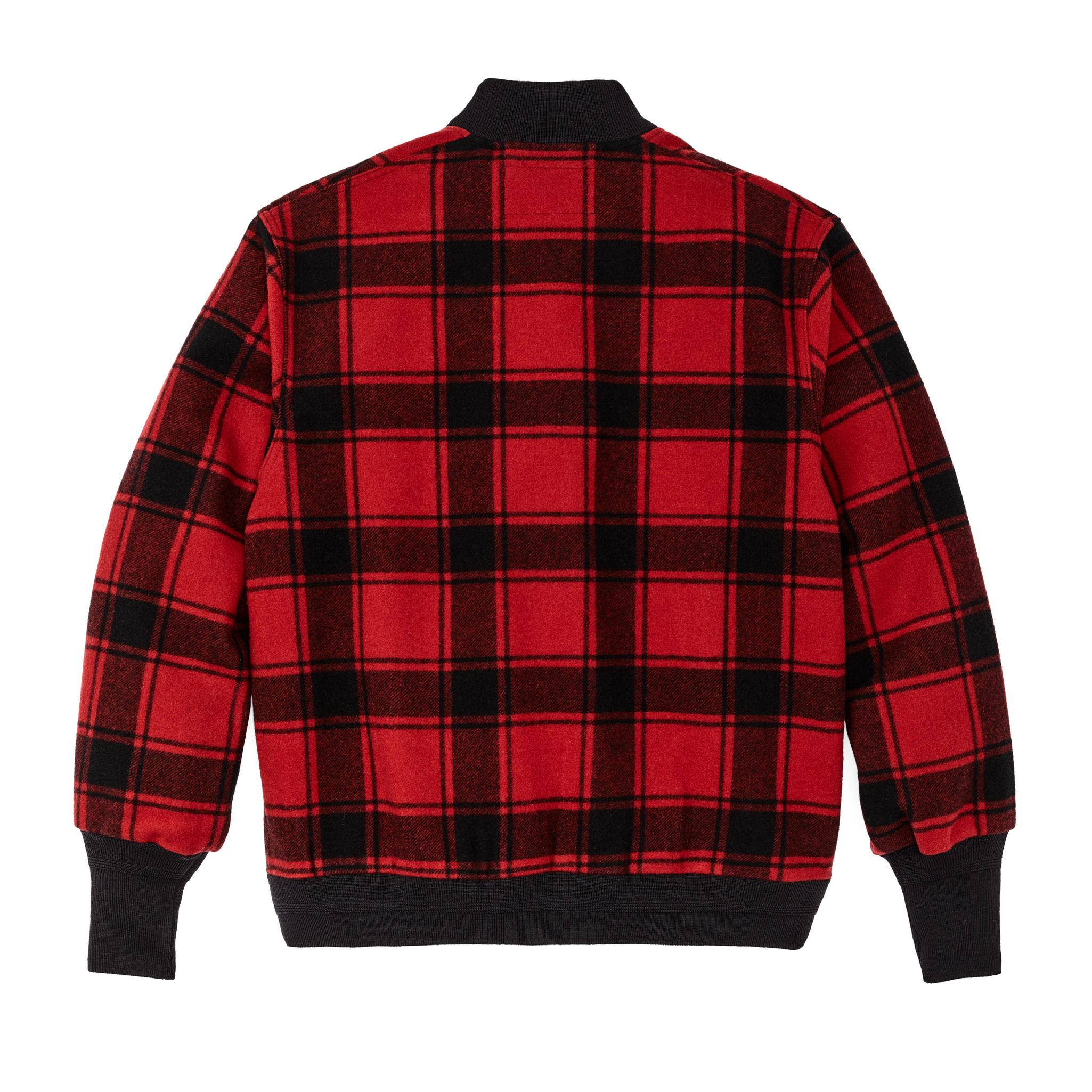 Ccc Wool Bomber - Red Black Plaid - Image 2