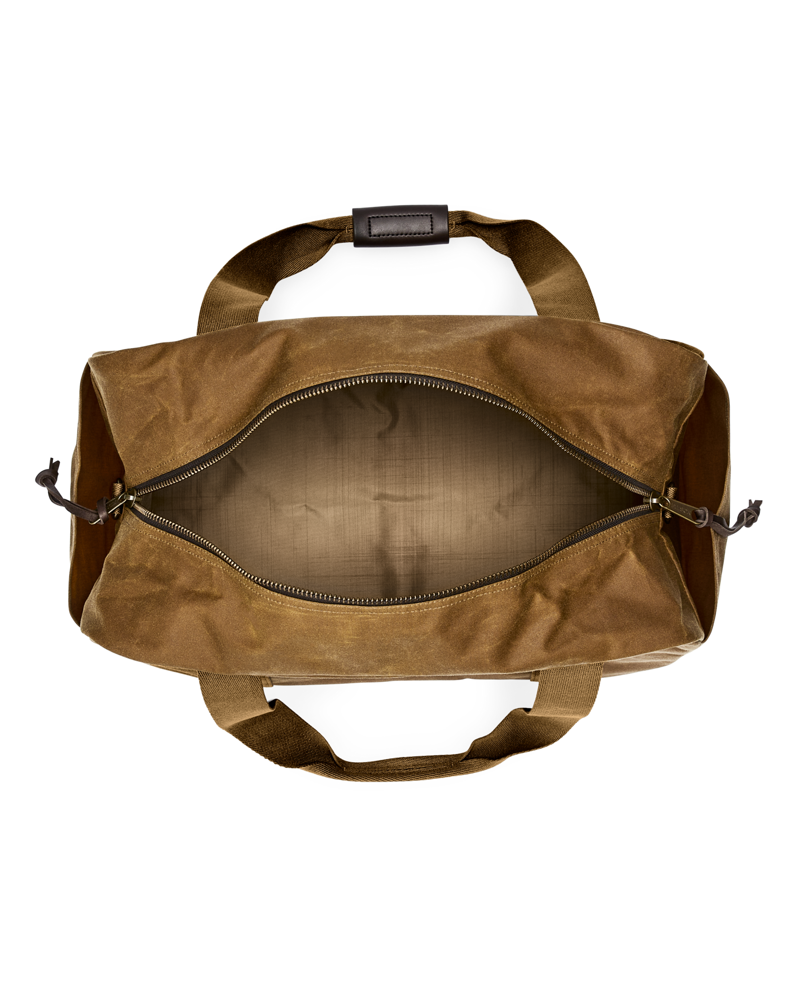 Medium Tin Cloth Duffle Bag - Dark Tan - Image 8