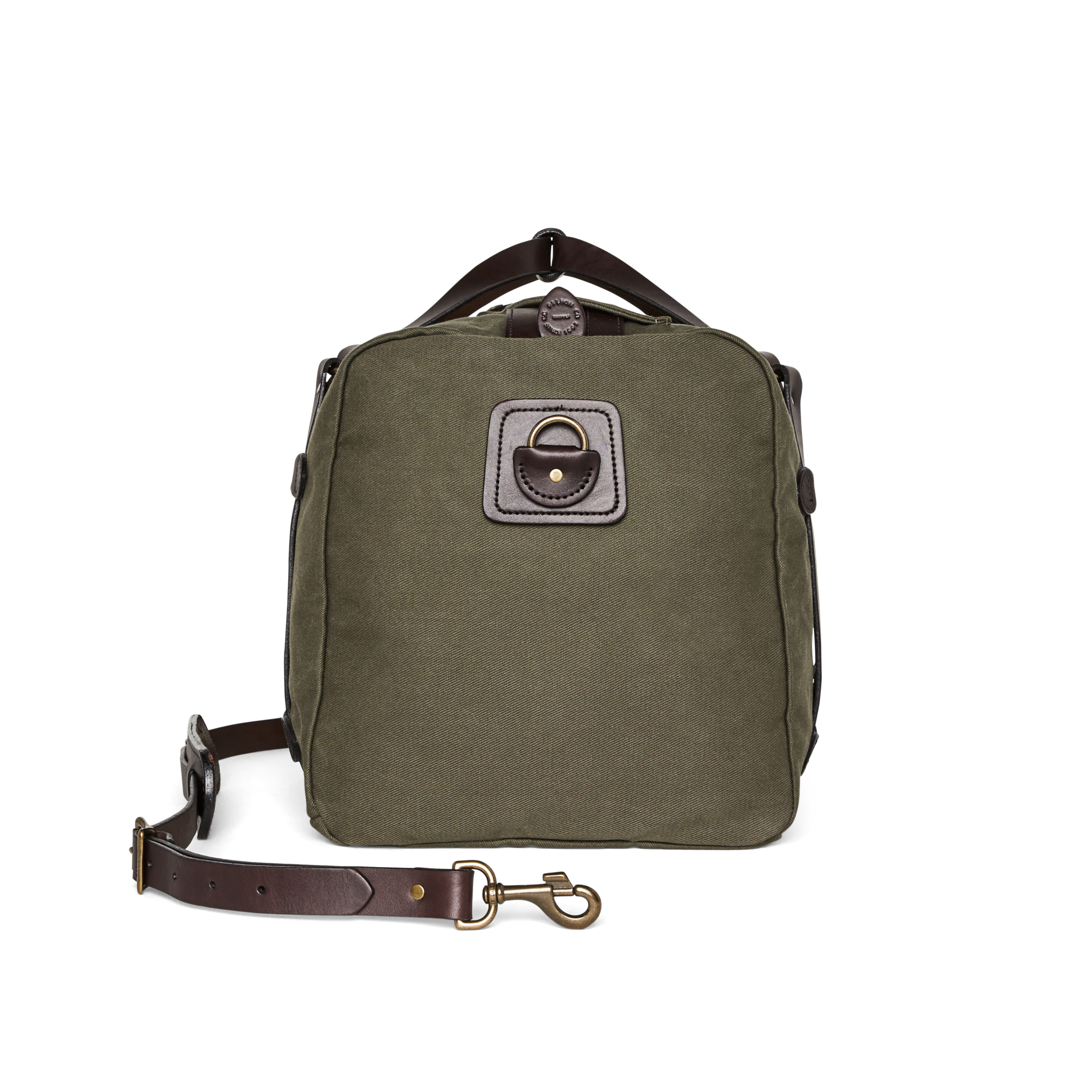 Medium Rugged Twill Duffle Bag - Otter Green - Image 6