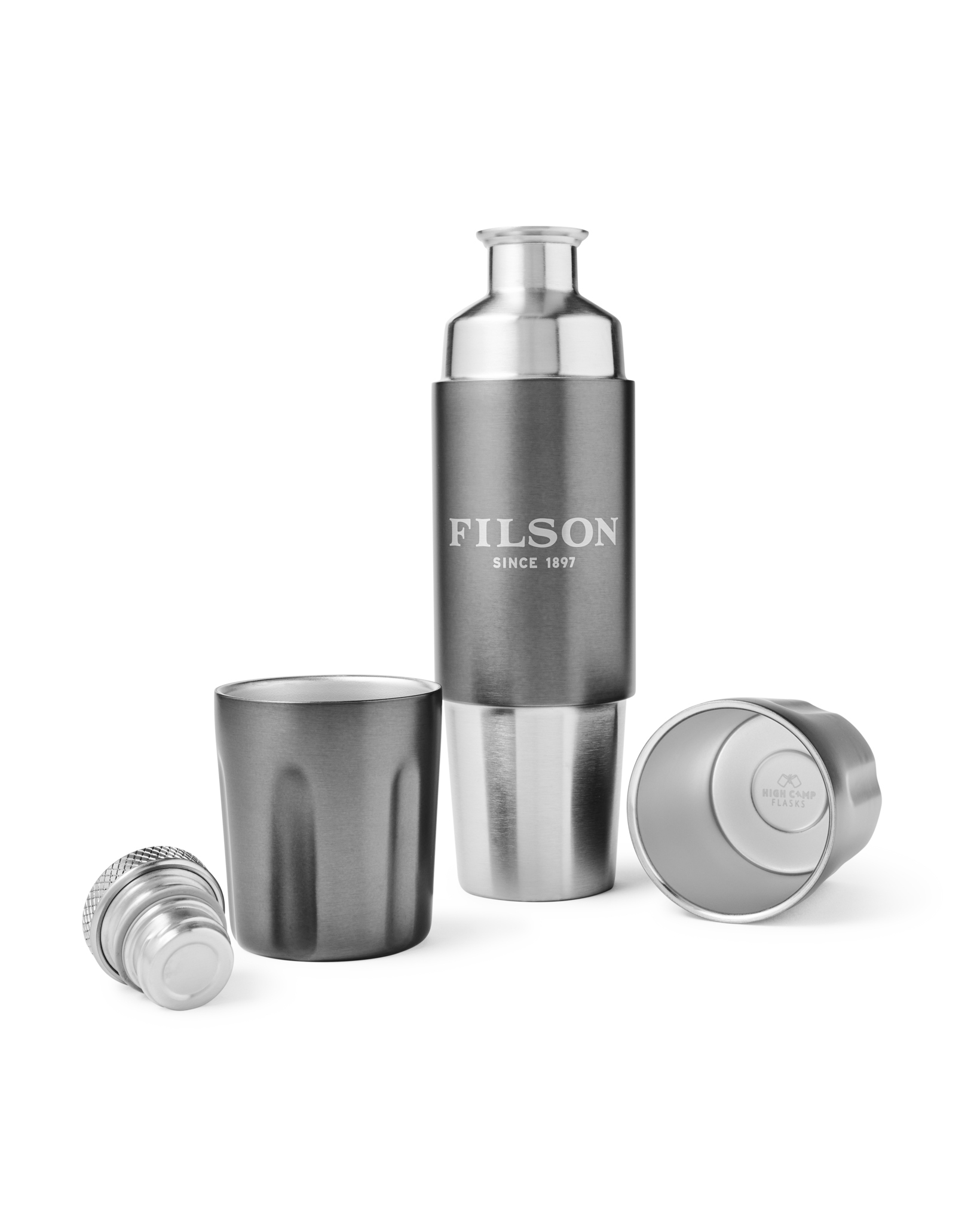 High Camp 750ml Firelight Flask - Gunmetal - Image 4