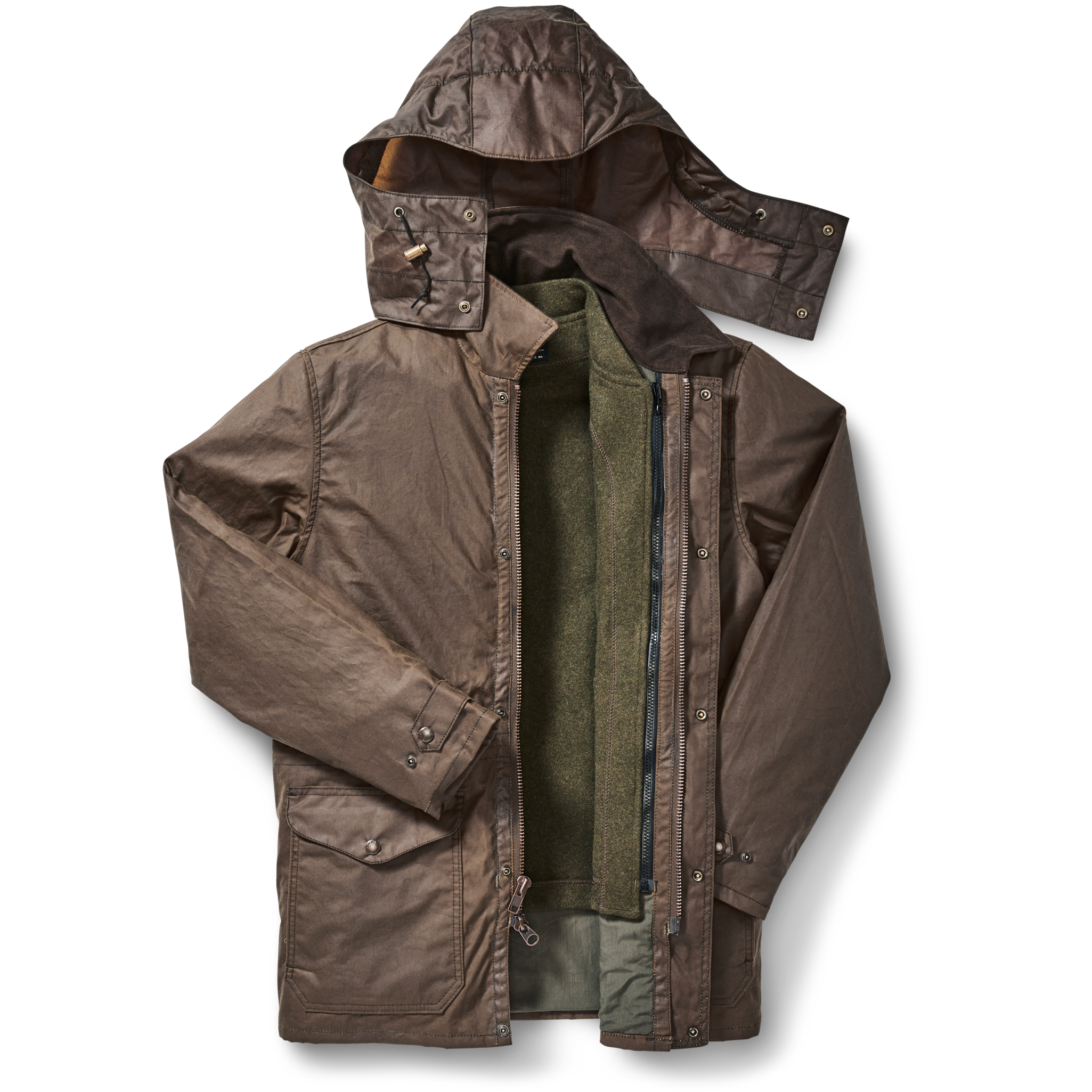 Cover Cloth Mile Marker Coat - Dark Earth - Image 3