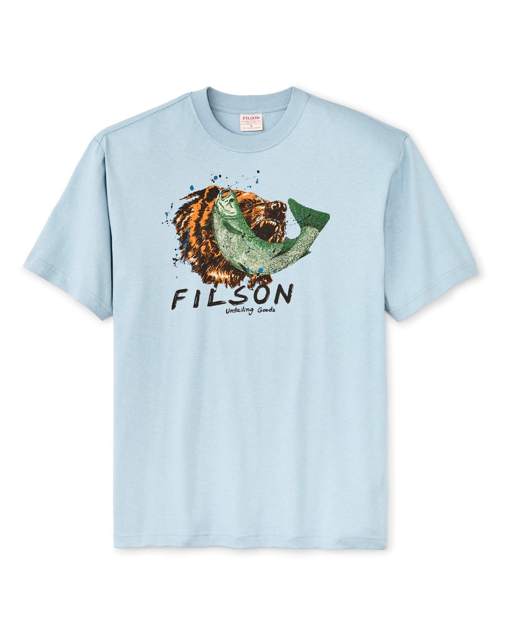 Frontier Graphic T-shirt - Dust Blue / Dinner