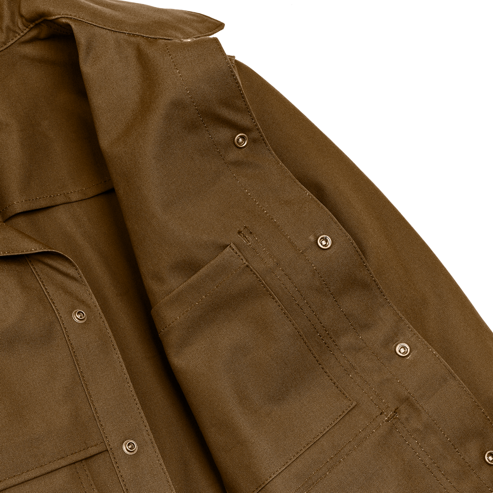 Dry Tin Cloth Jac-shirt - Sepia - Image 7