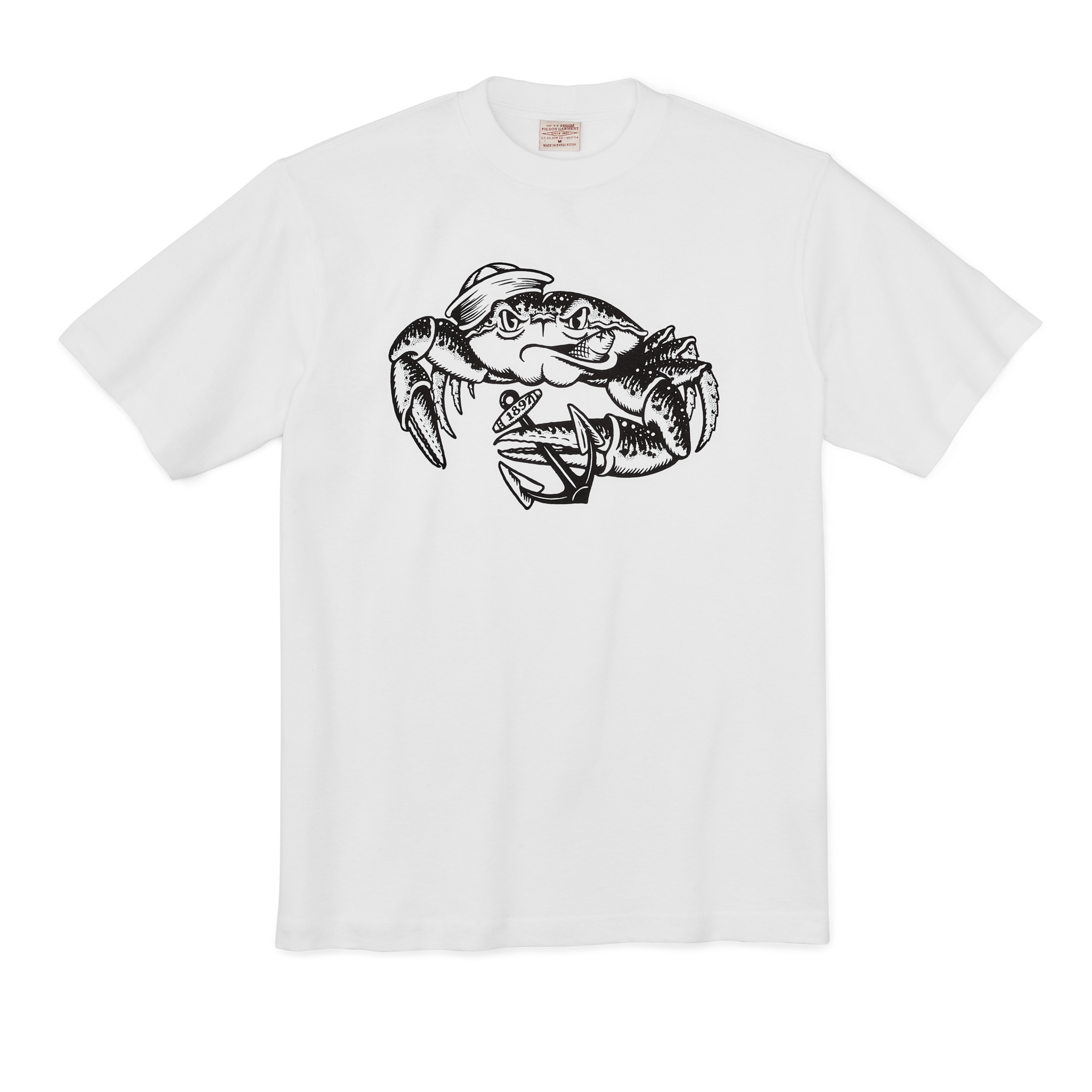 Kyler Martz Graphic T-shirt - White / Crab