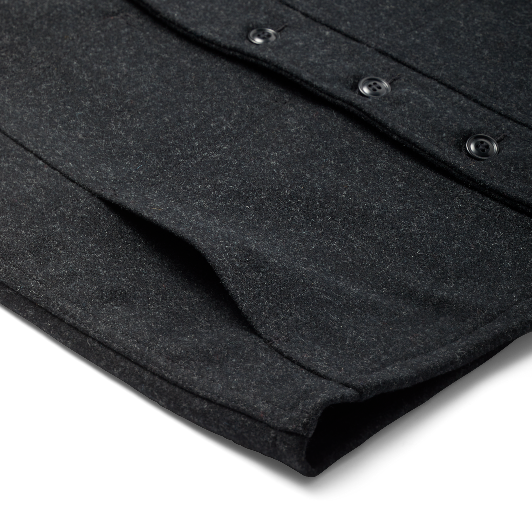 Mackinaw Wool Vest - Charcoal - Image 3