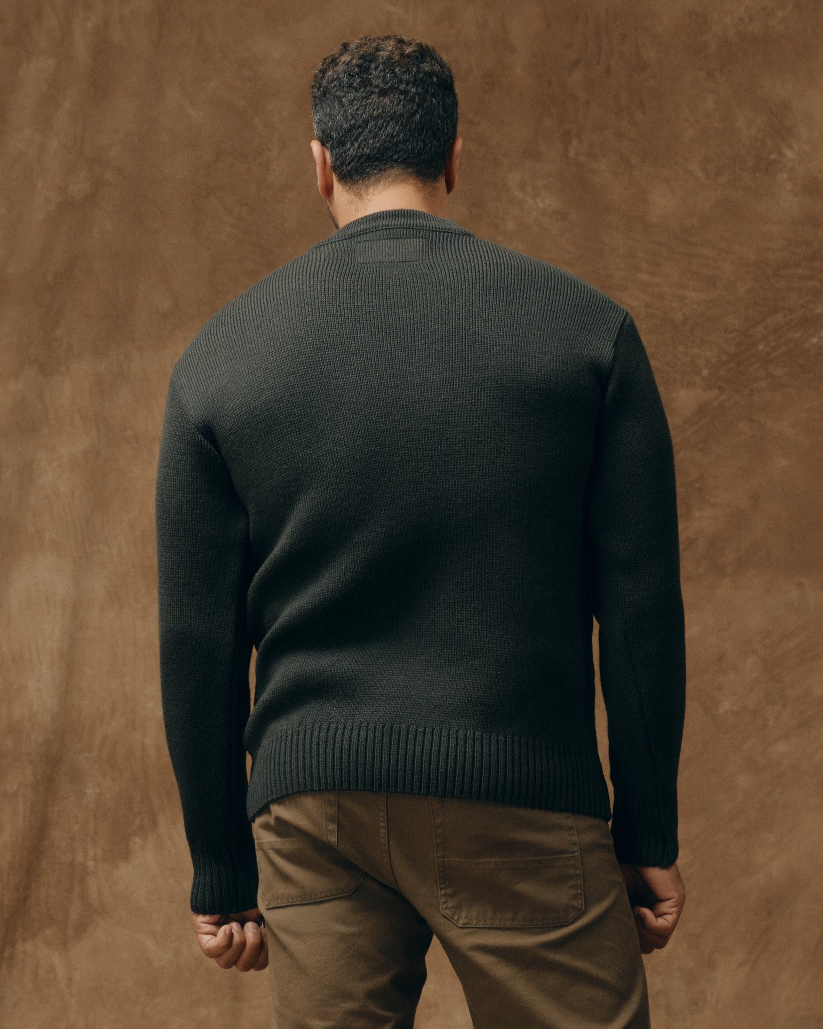 Crewneck Guide Sweater - Dark Timber - Image 2