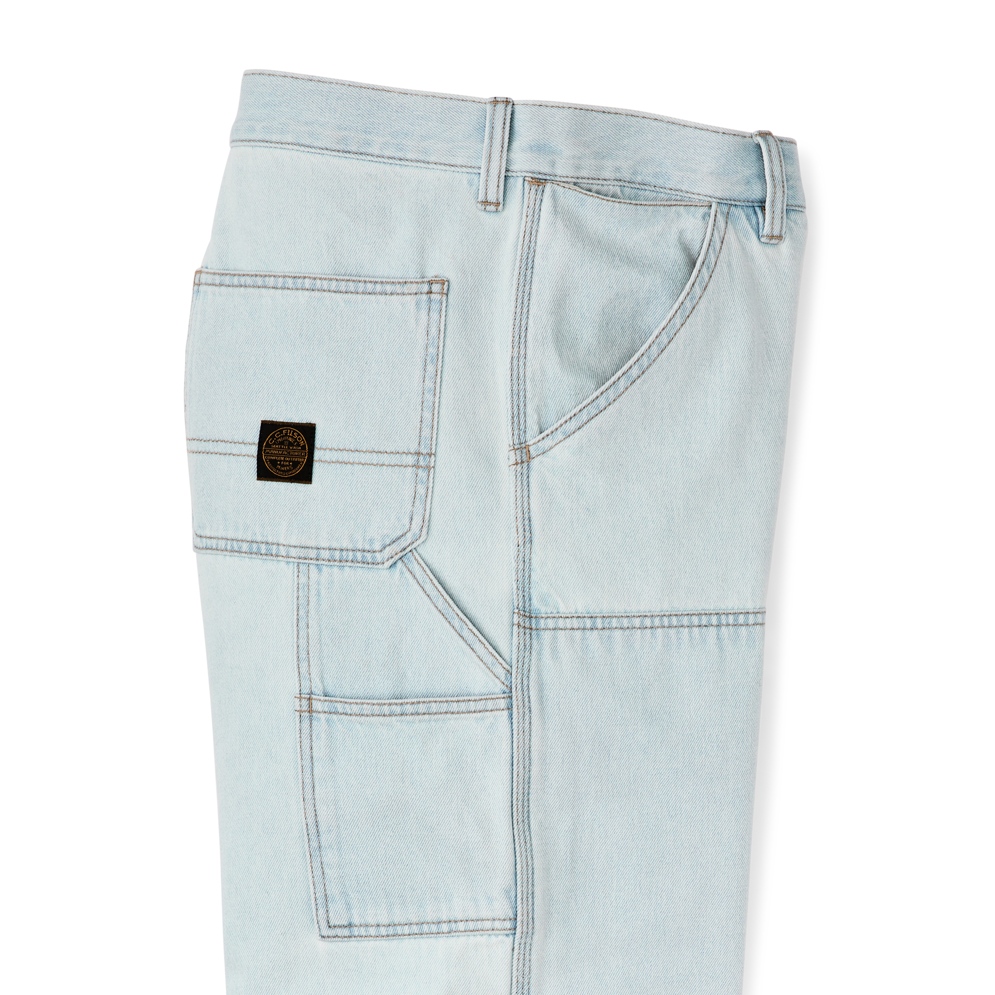 Women's 9-oz. Work Jeans - Sun Bleach - Image 4