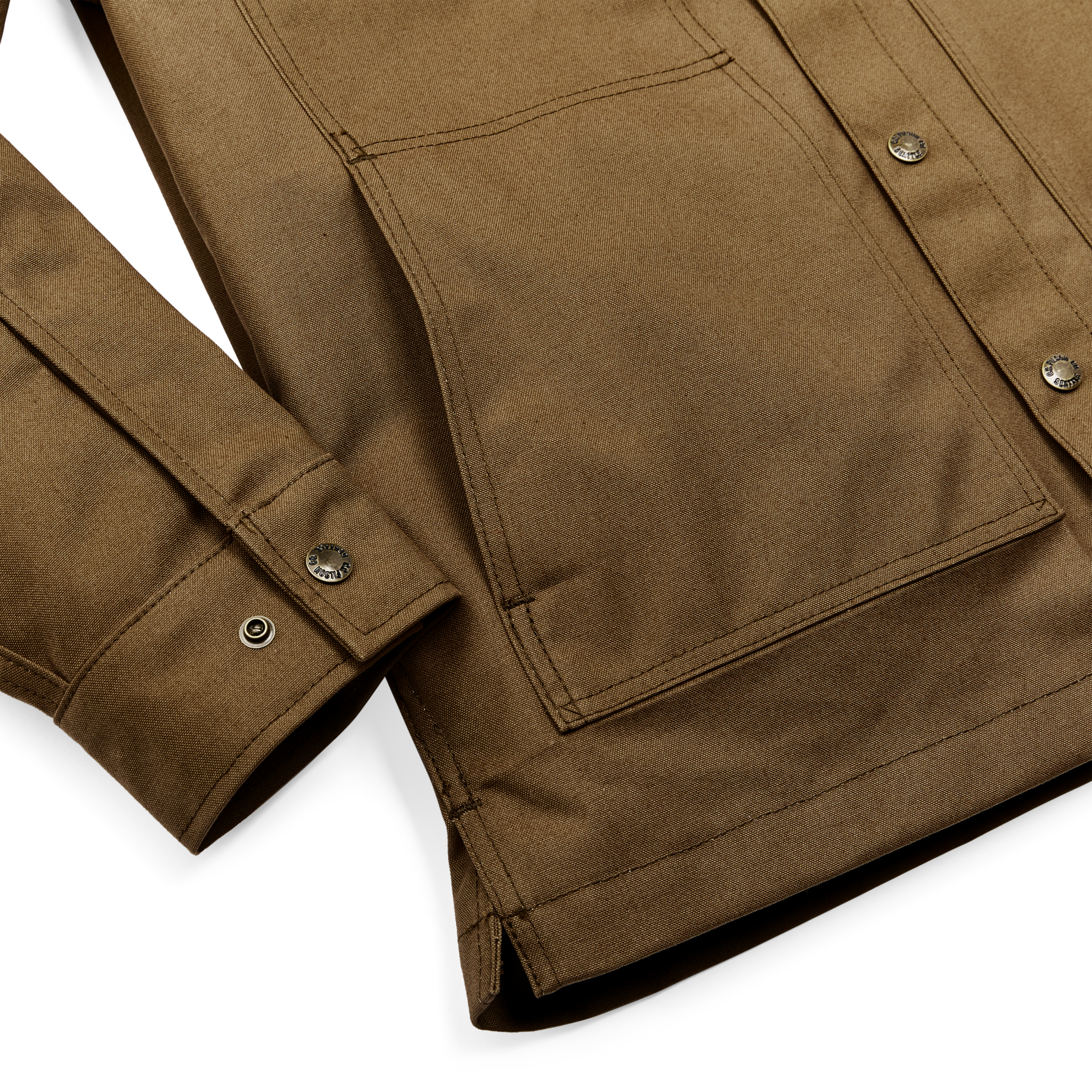 Dry Tin Cloth Jac-shirt - Sepia - Image 5