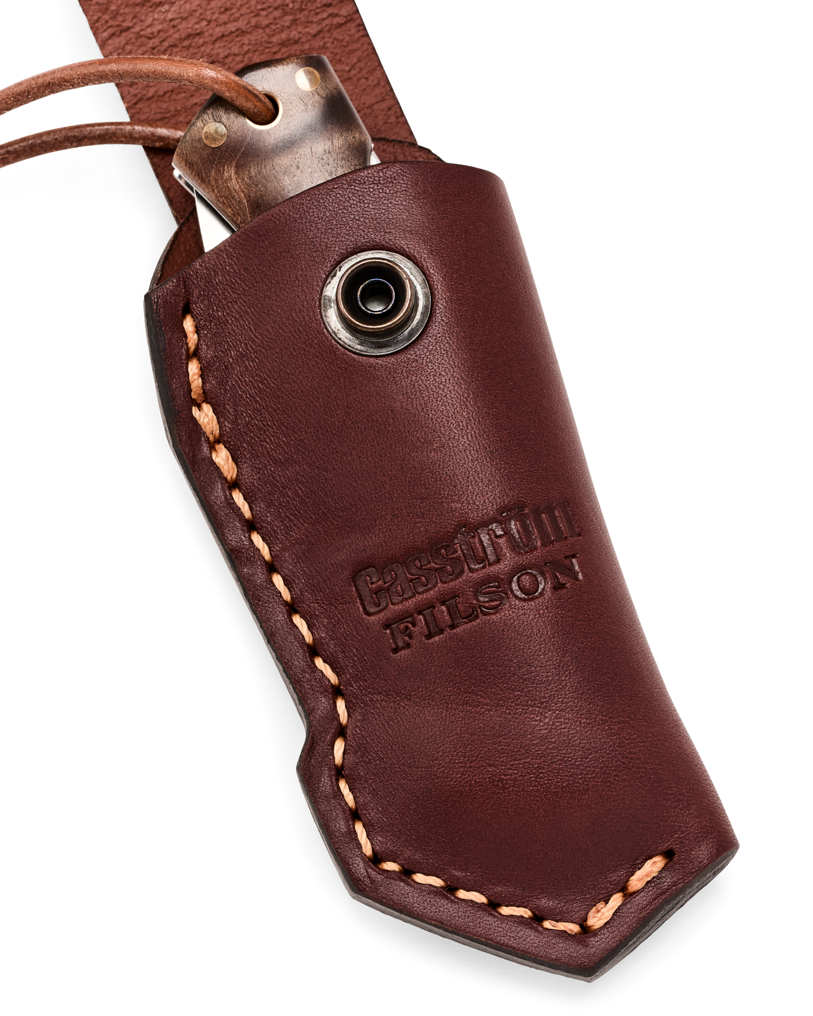 Filson X Casström Lars Fält Folding Knife - Quilted Maple - Image 6