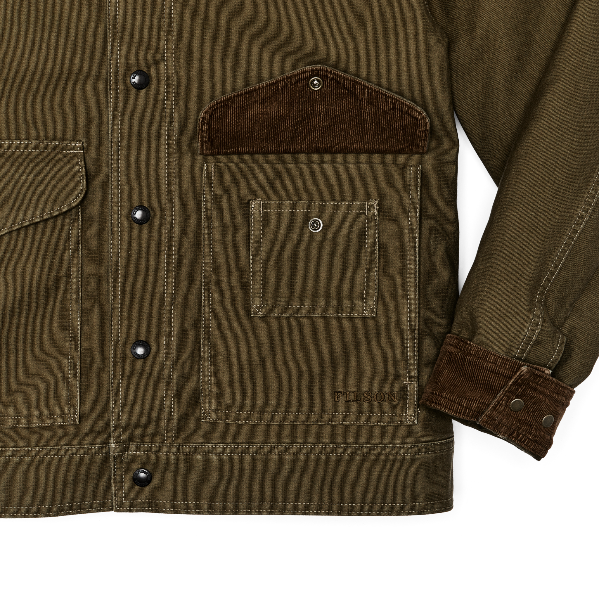 Jungle Cloth Work Jacket - Dark Olive - Image 4