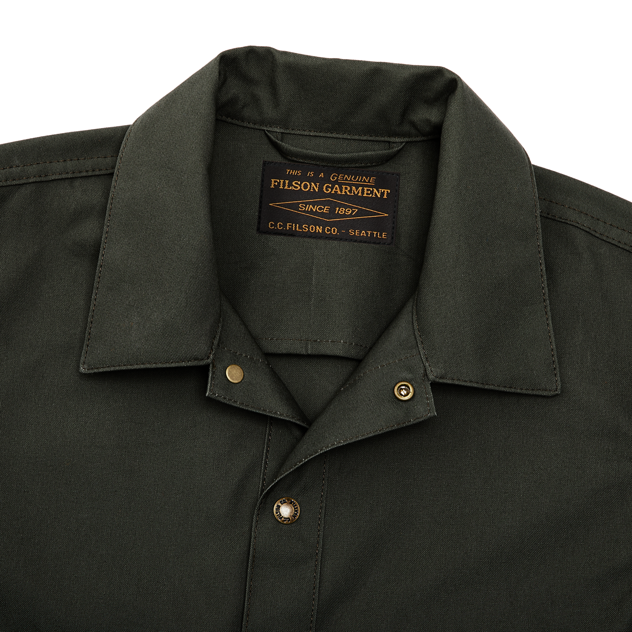 Dry Tin Cloth Jac-shirt - Otter Green - Image 4