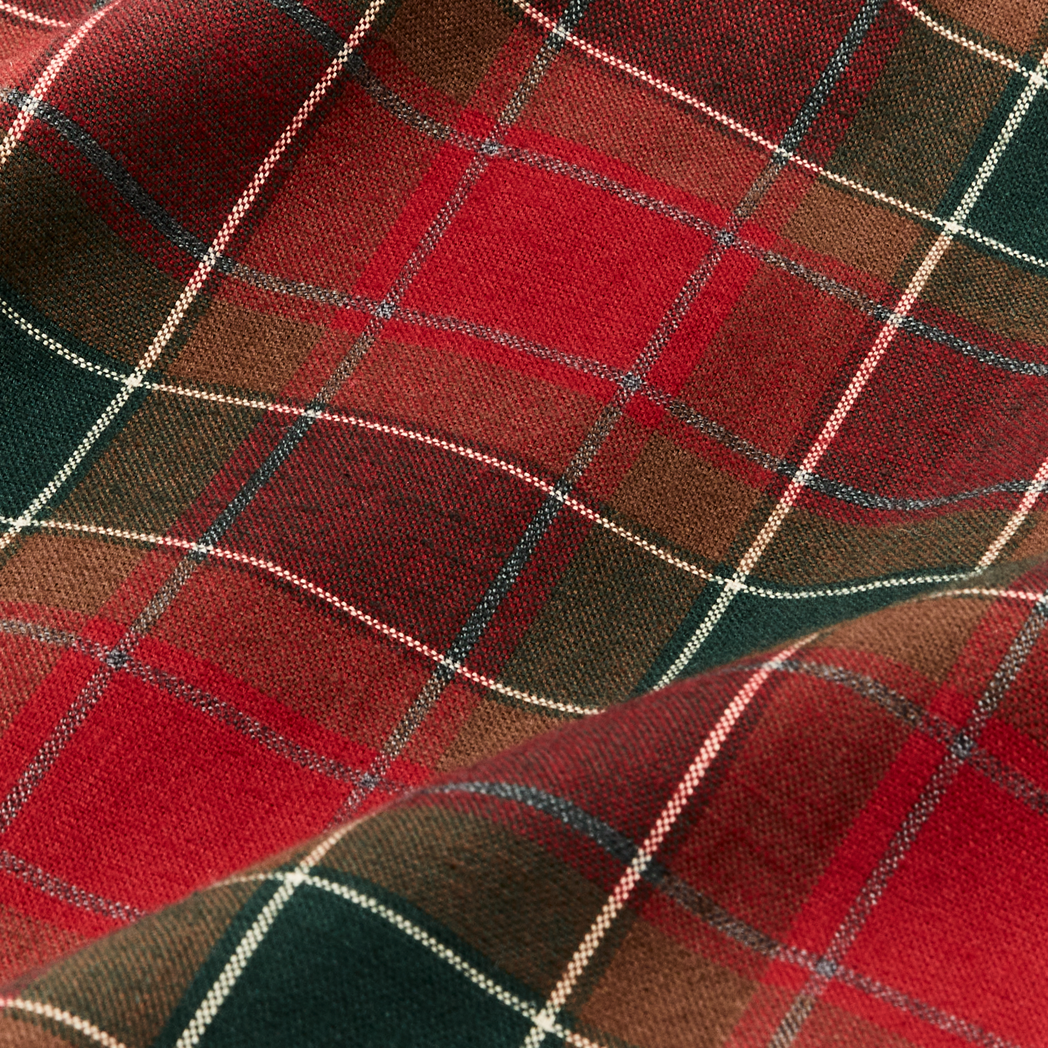 Elk Heights Camp Shirt - Sycamore Green / Red Plaid - Image 7
