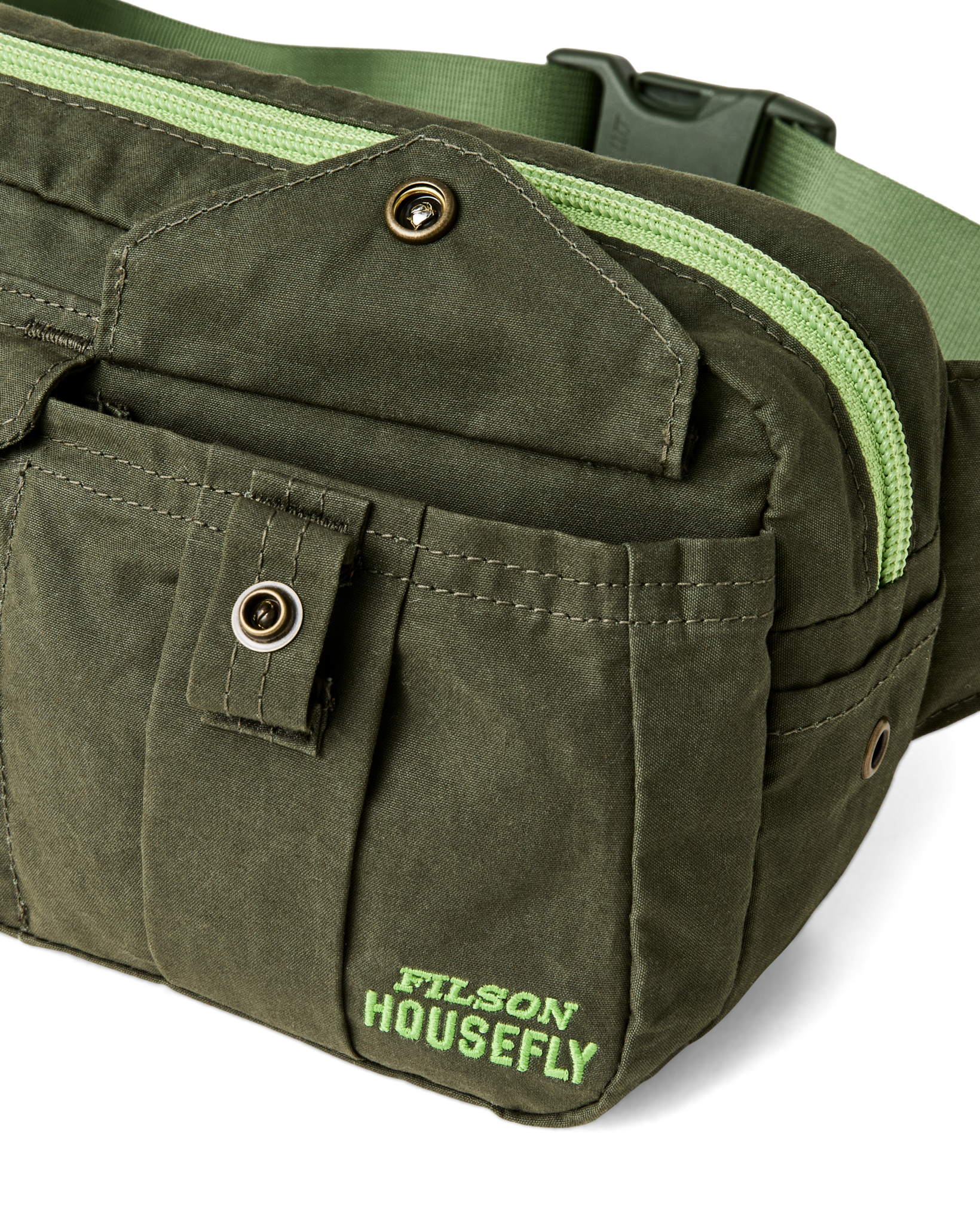 Filson X Housefly Ranger Waistpack - Otter Green - Image 3