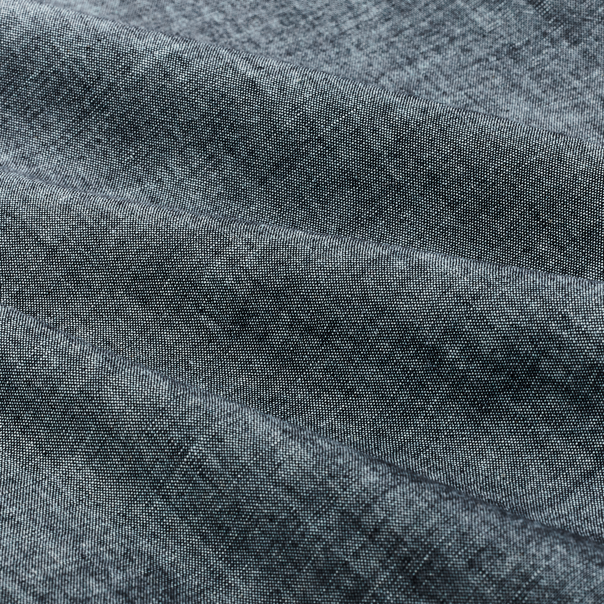 Short Sleeve Chambray Shirt - Indigo Chambray - Image 5