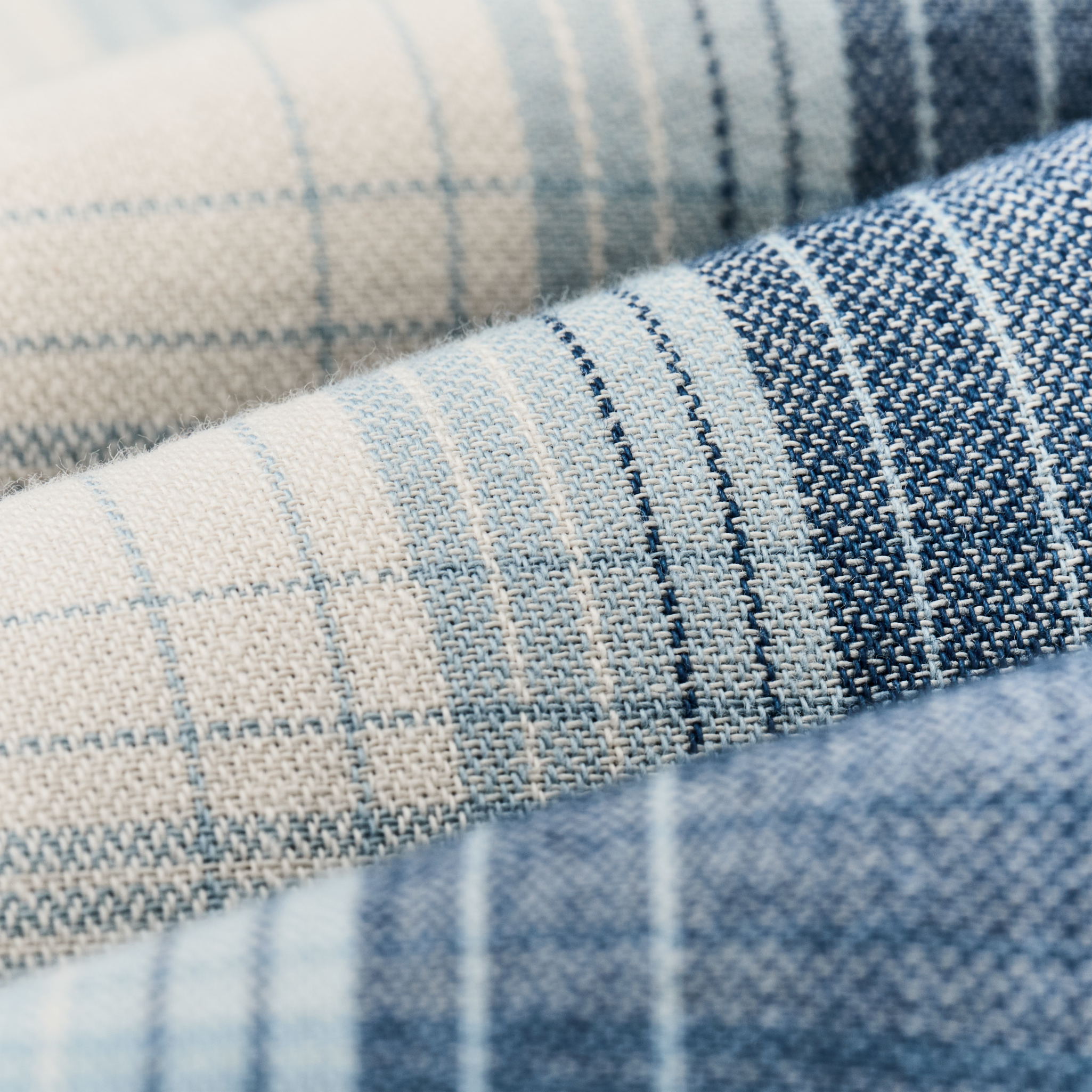 Short Sleeve Chambray Shirt - Indigo Plaid - Image 4