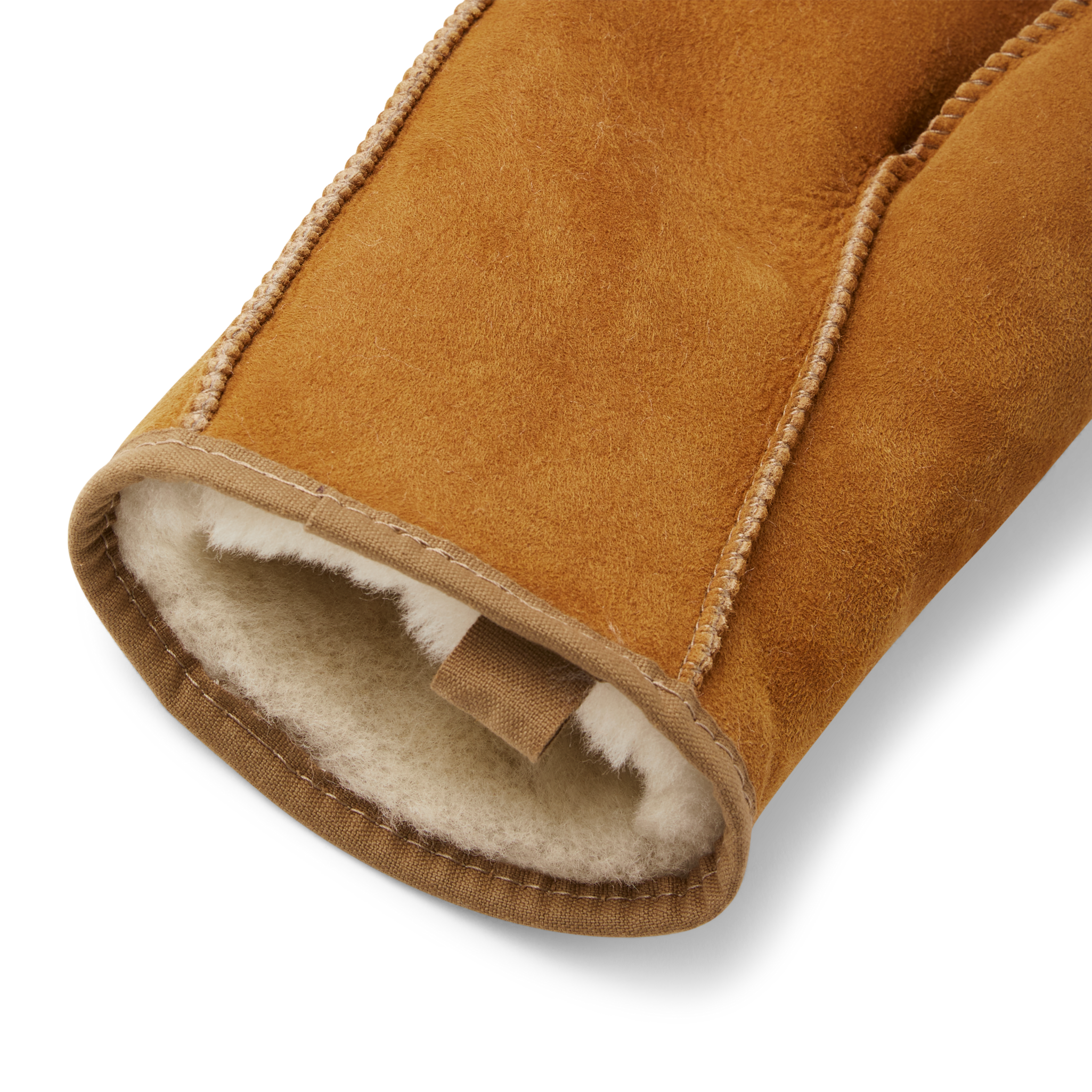 Filson Workshop Shearling Mittens - Saddle Brown - Image 2