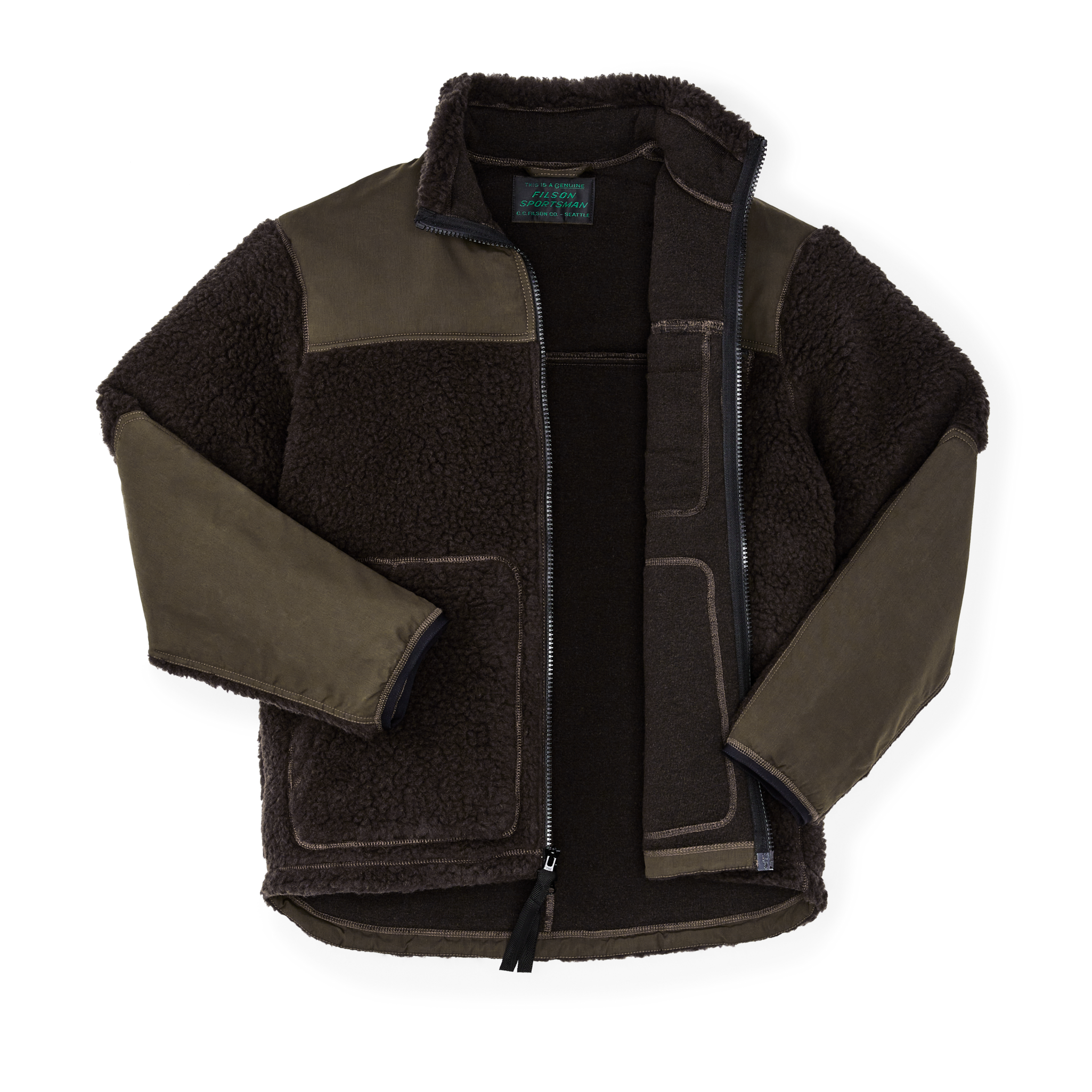 Sprague Sherpa Fleece Jacket - Root - Image 3