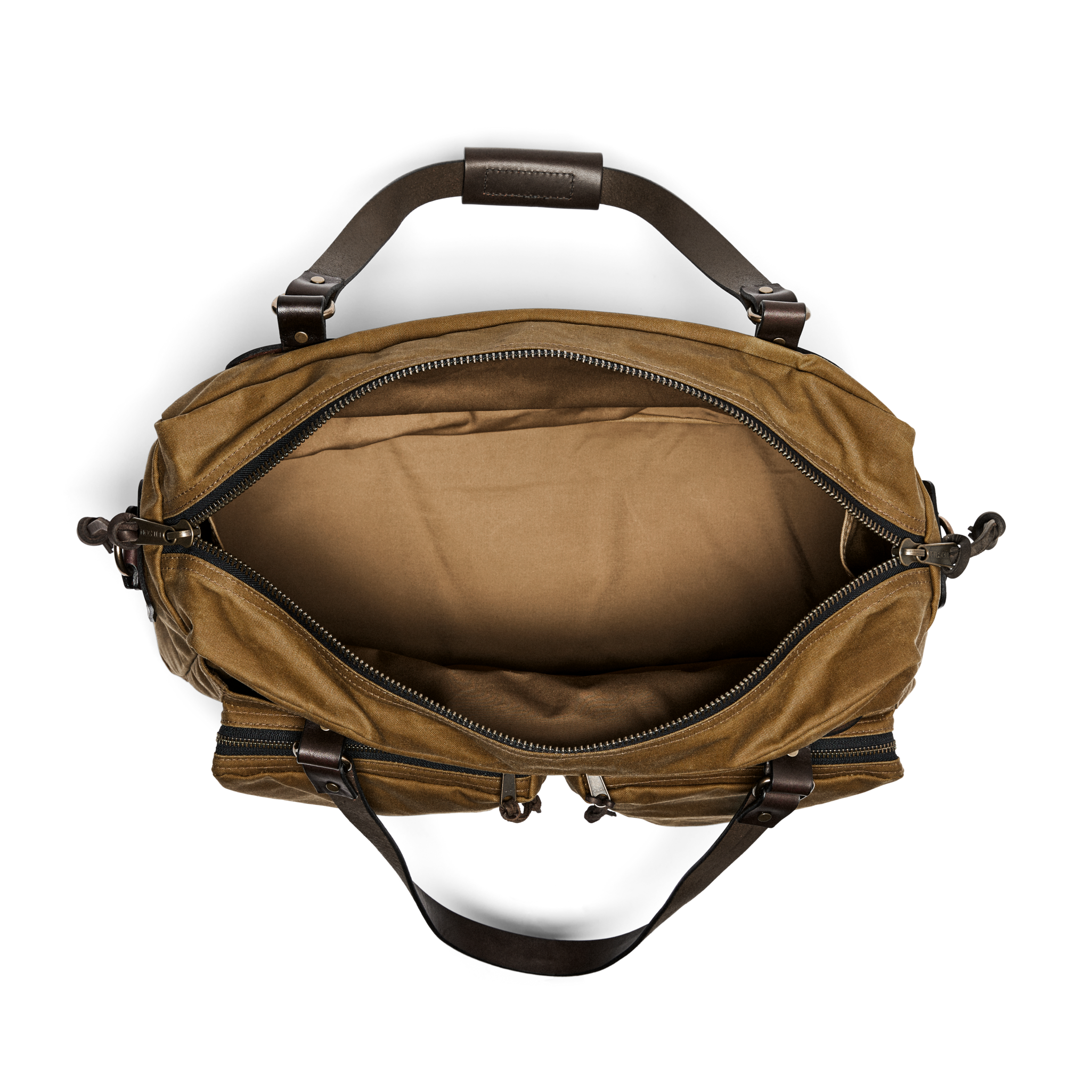 48 Hour Tin Cloth Duffle Bag - Dark Tan - Image 7