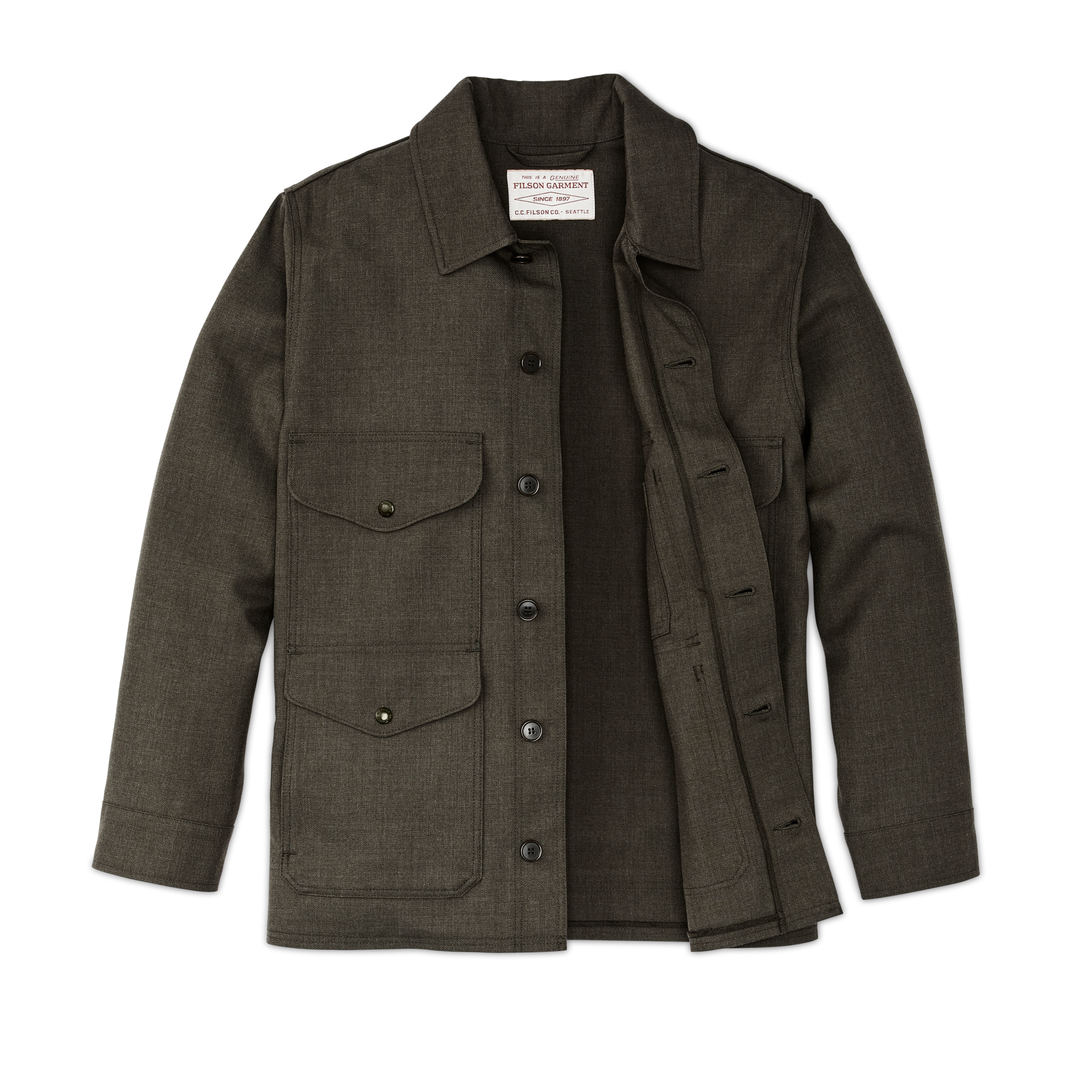 Forestry Cloth Cruiser Jacket - Forest Green Heather - Image 3