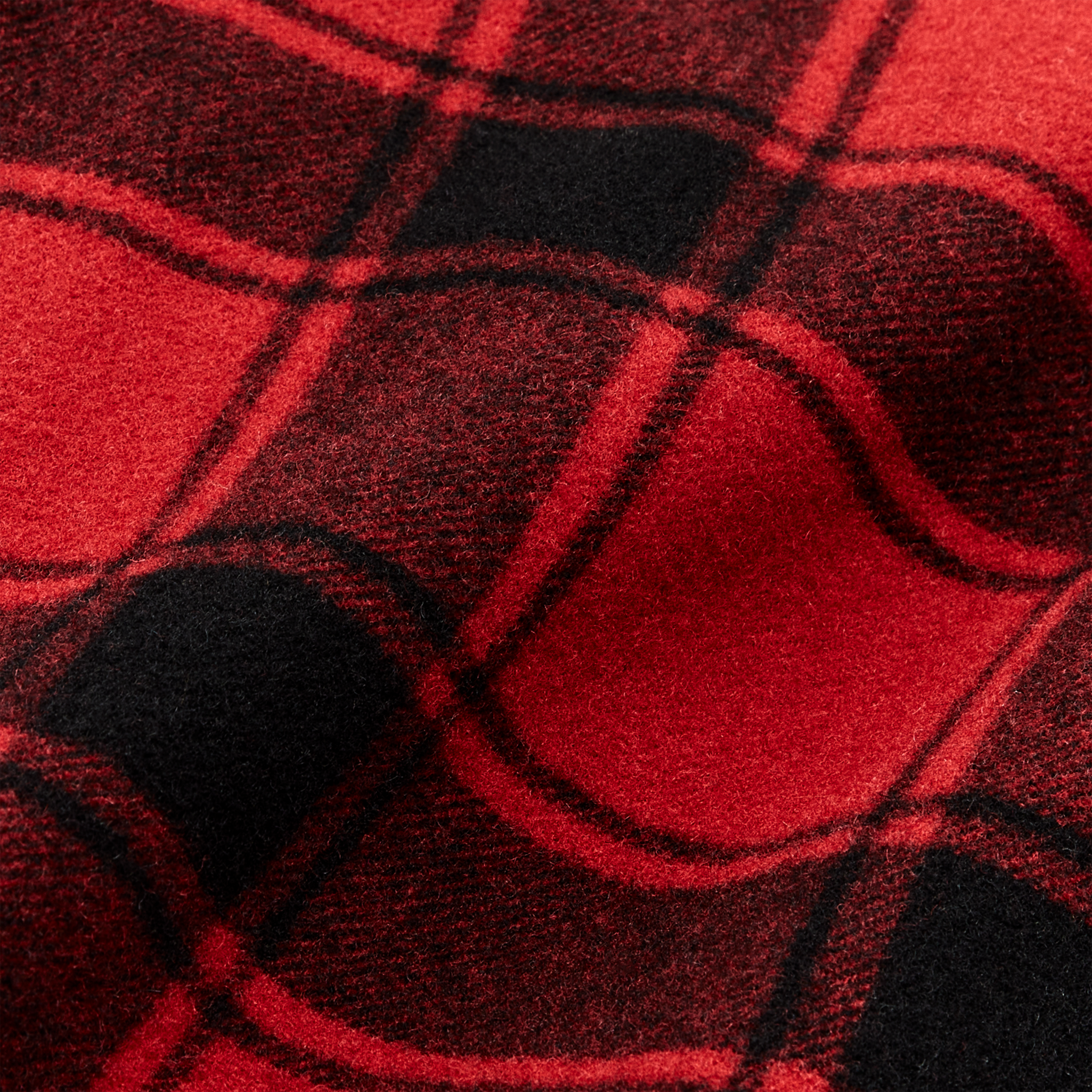 Ccc Wool Bomber - Red Black Plaid - Image 6
