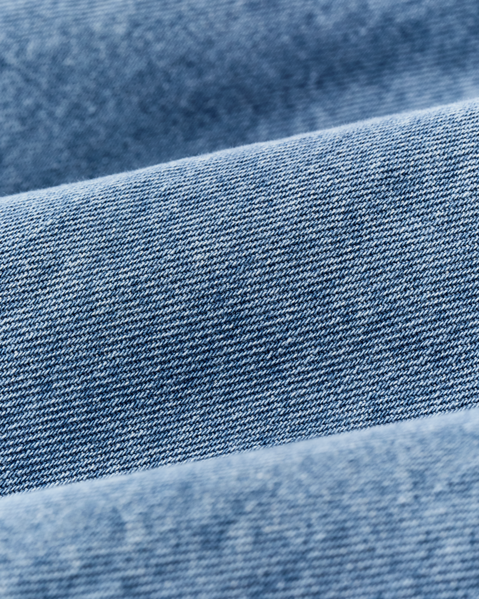 Women's Denim Barn Coat - Stone Wash Indigo - Image 2