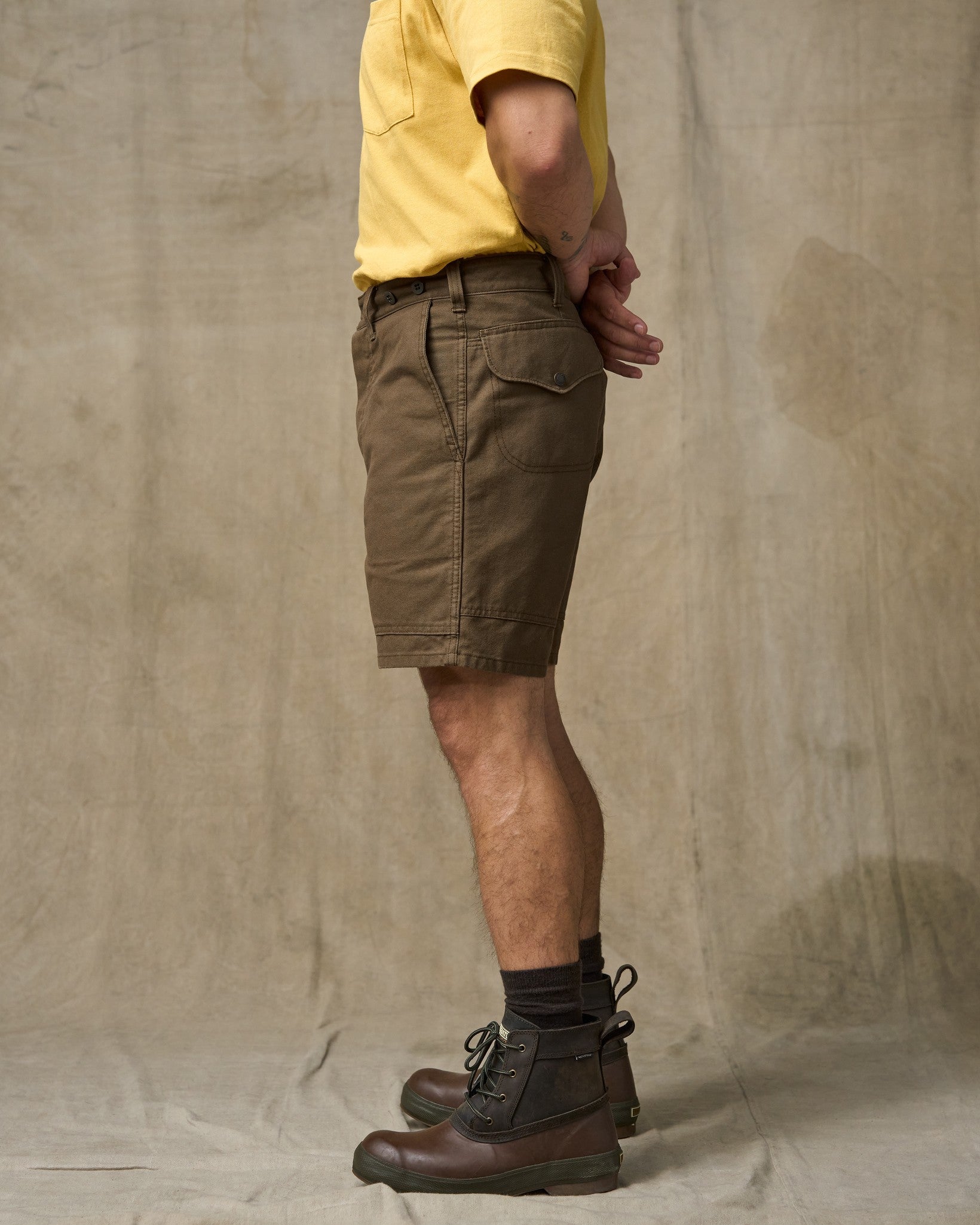 Dry Tin Cloth Shorts - Marsh Olive - Image 3