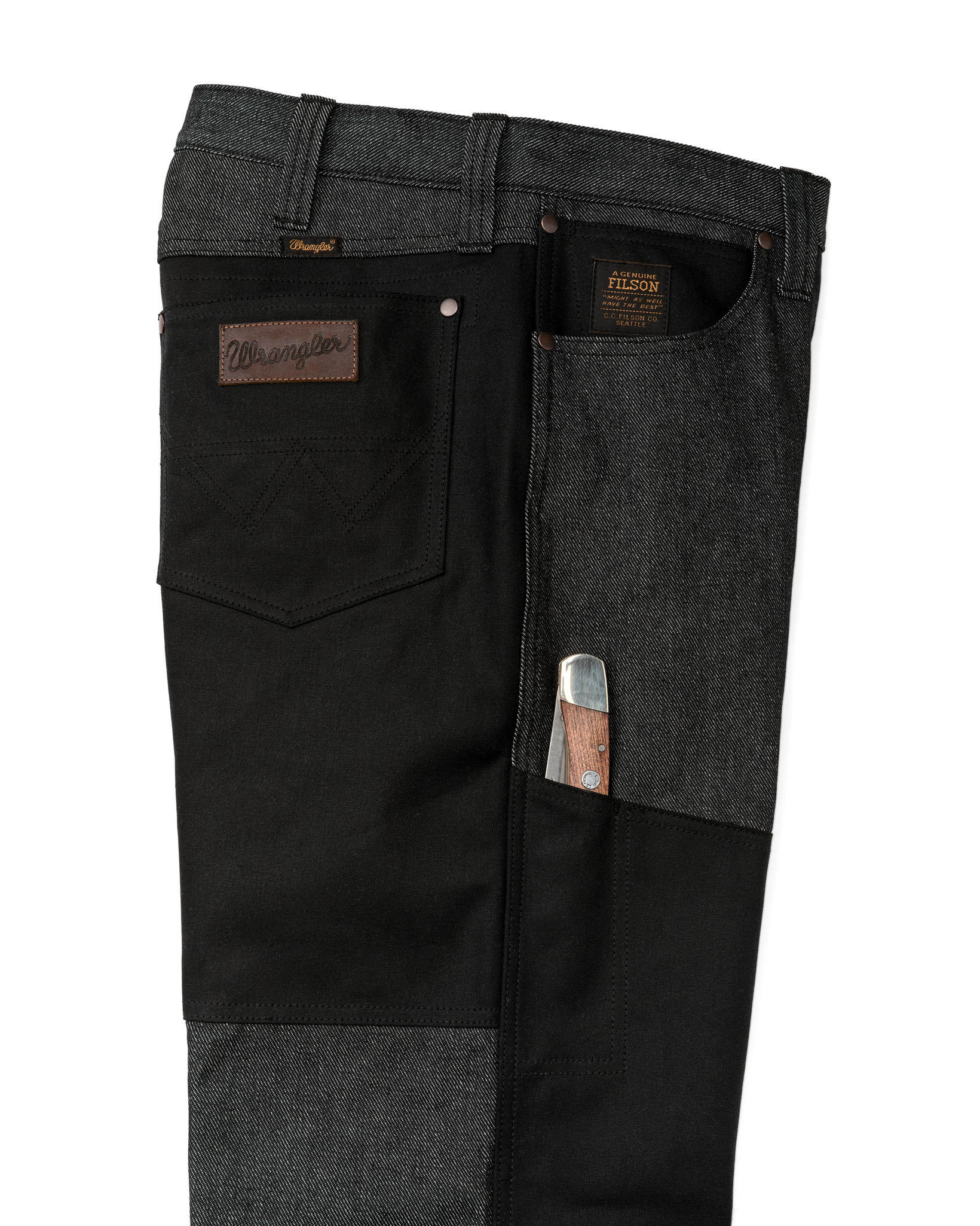 Wrangler X Filson Wild Adventure Jeans - Black - Image 7