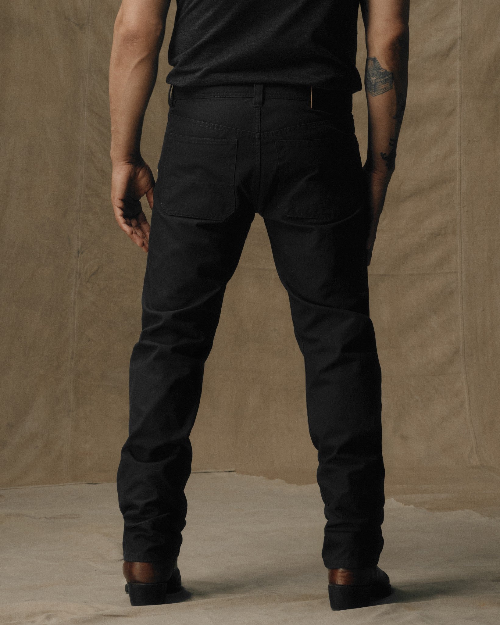 Dry Tin Cloth 5-pocket Pants - Raven - Image 2