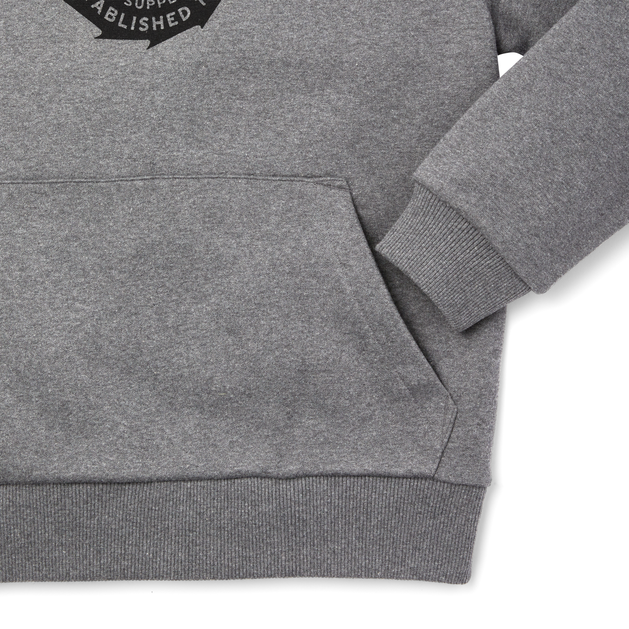 Prospector Graphic Hoodie - Heather Grey / Saw Blade - Image 4