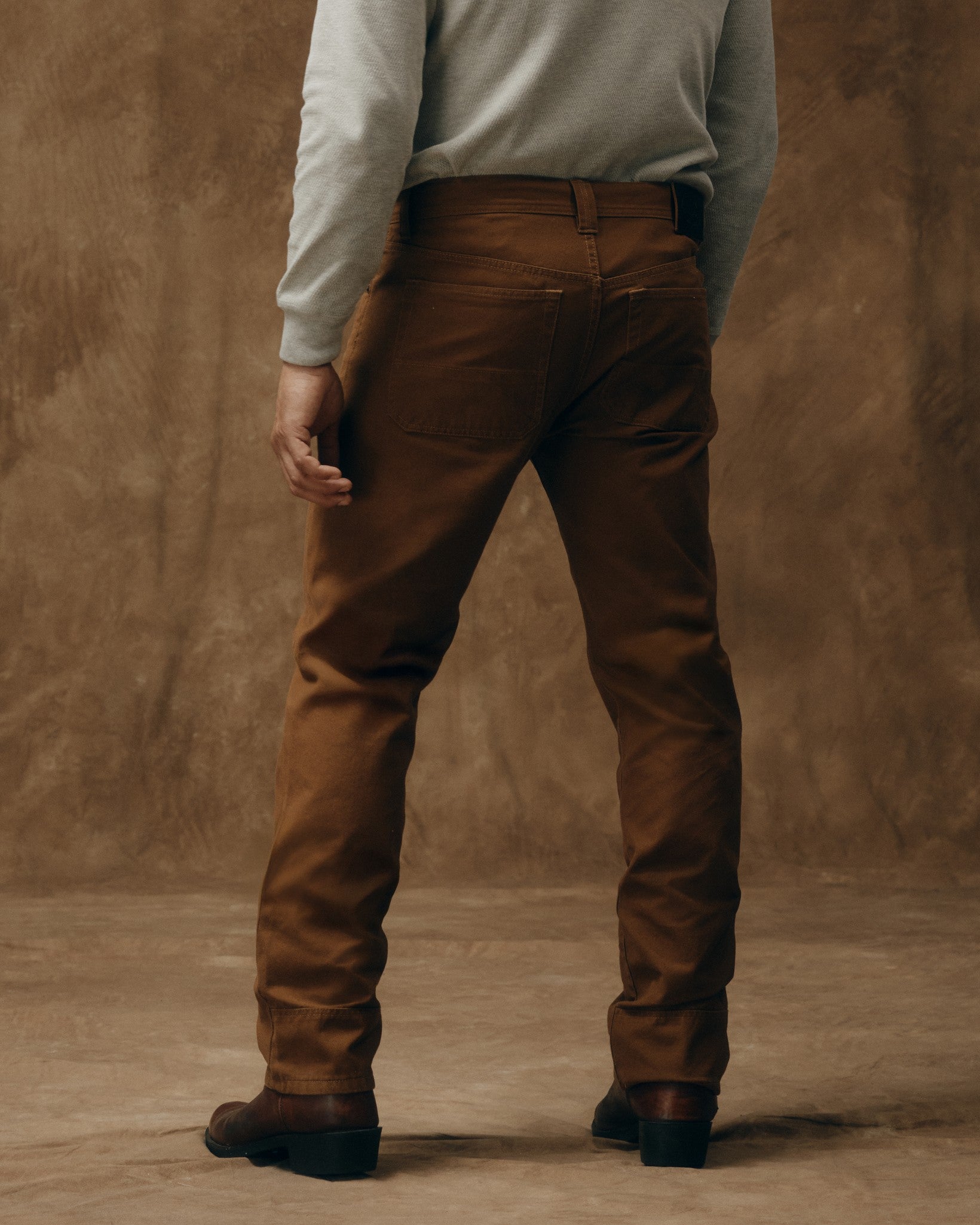 Dry Tin Cloth 5-pocket Pants - Whiskey - Image 2