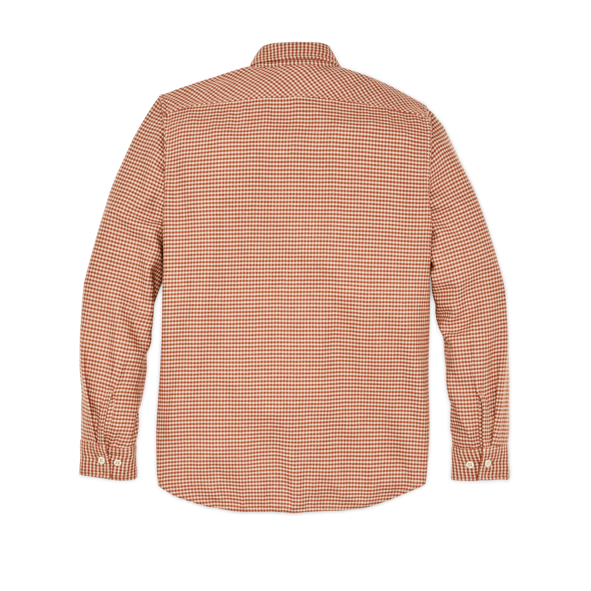 The Rangeland Flannel Shirt - Salmon / Oat Houndstooth - Image 2