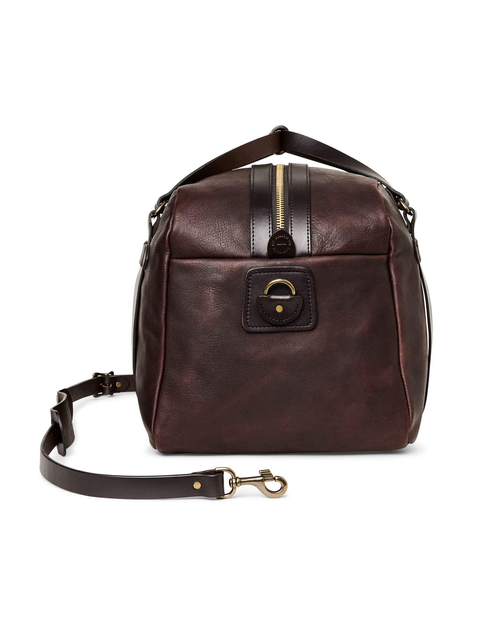 Heritage Leather Medium Duffle Bag - Ballard Brown - Image 3
