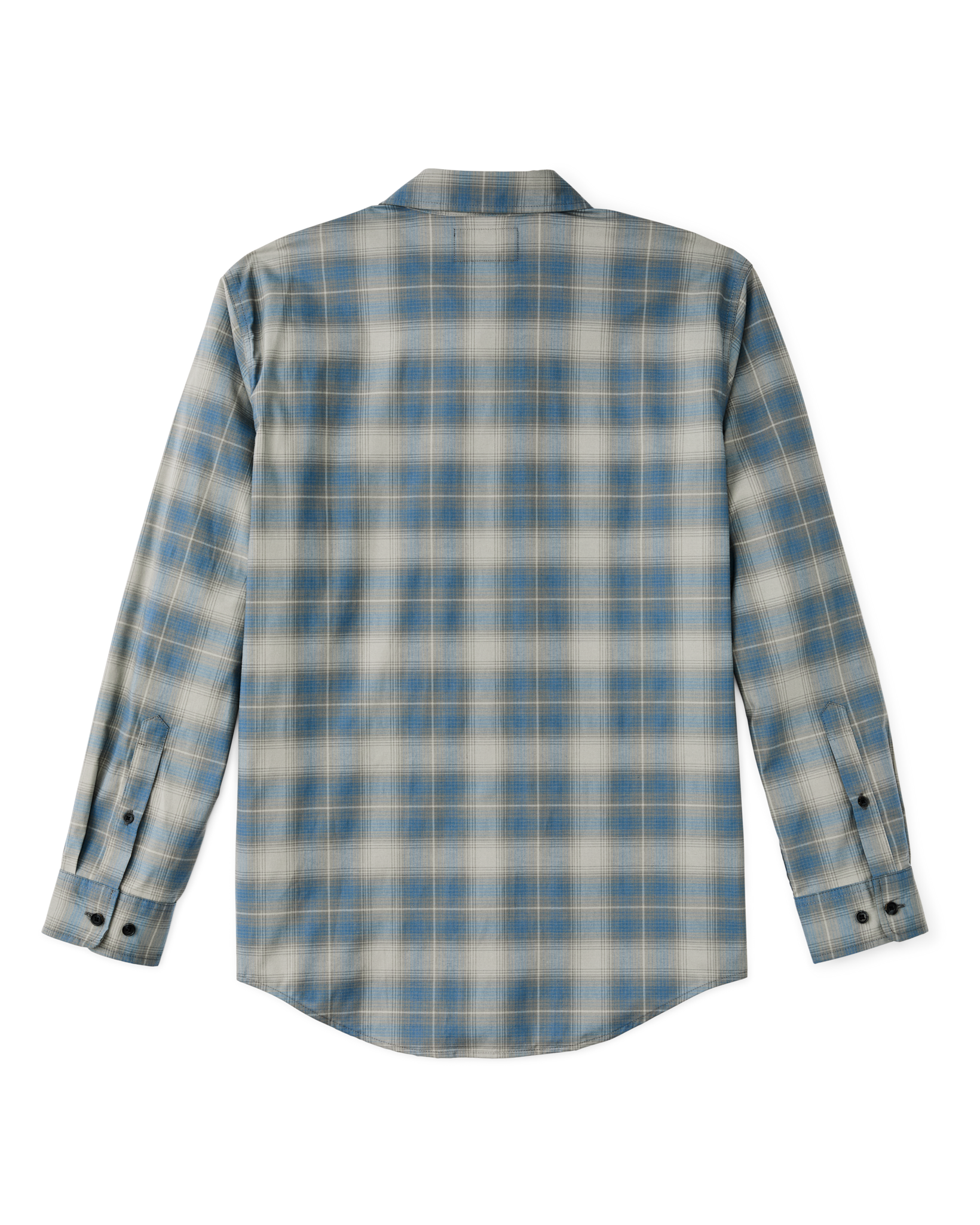 Twin Lakes Sport Shirt - Blue / Gray Plaid - Image 2