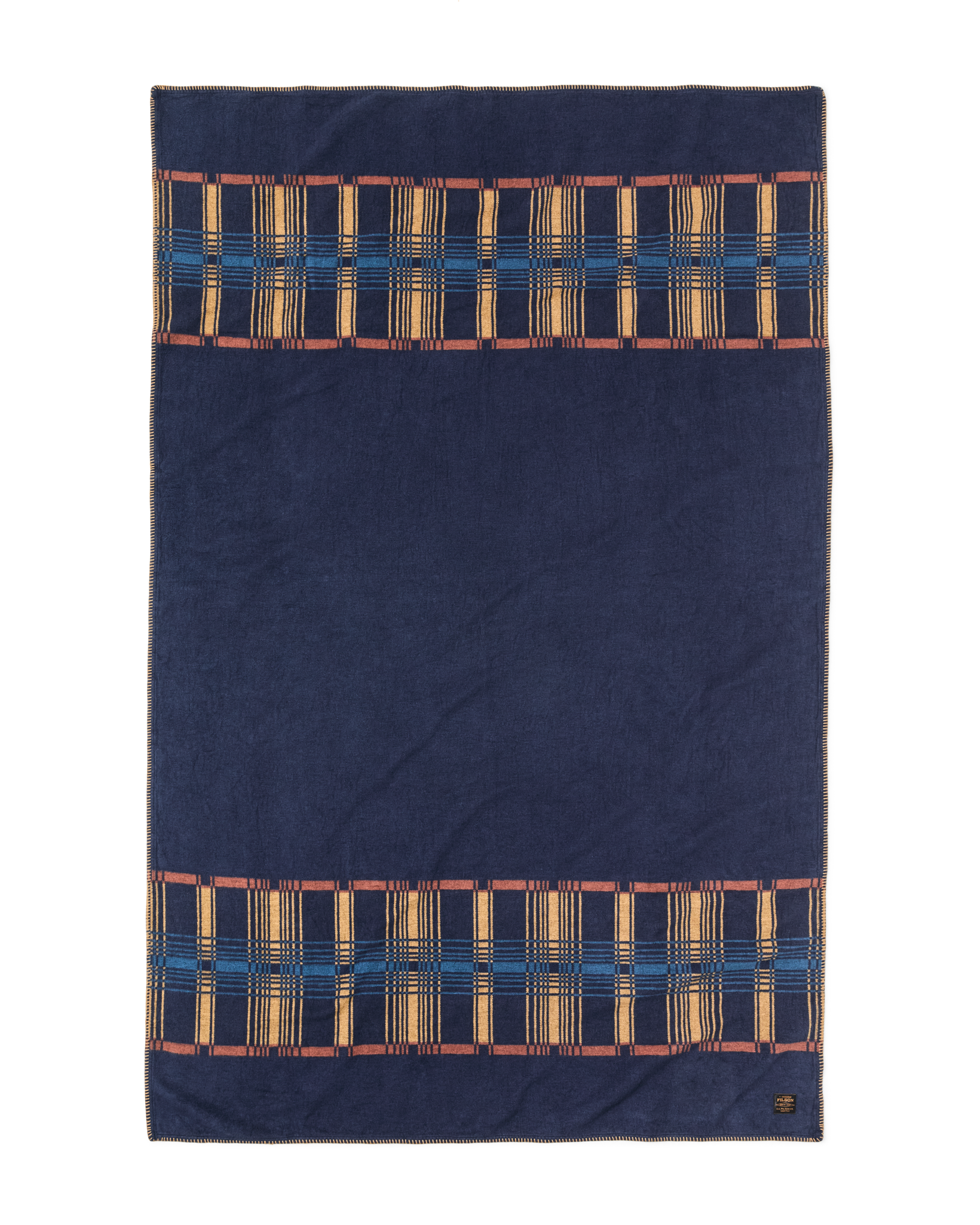 Cotton Blanket - Navy / Irondale