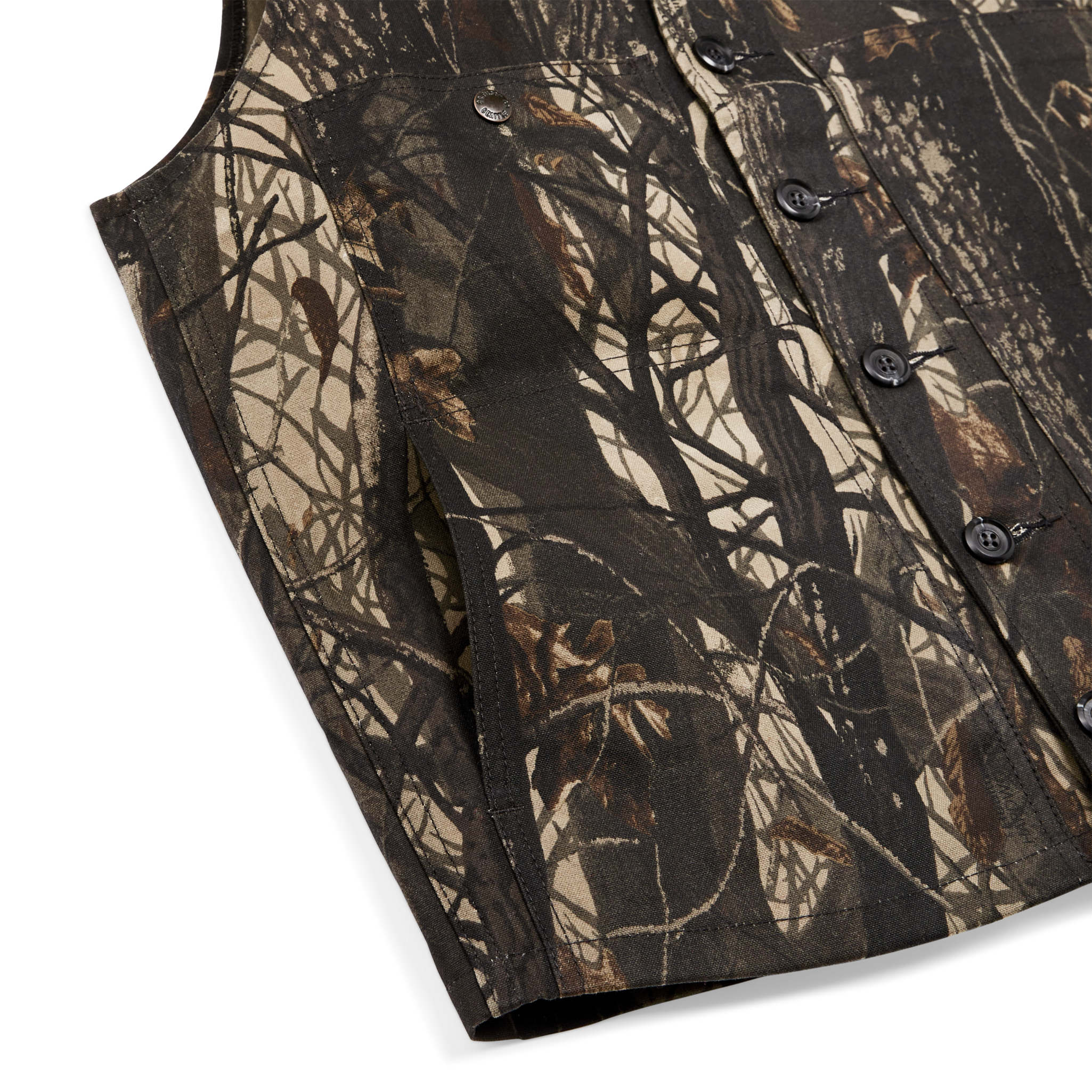 Oil Tin Cloth Vest - Realtree Hardwoods Camo - Image 3