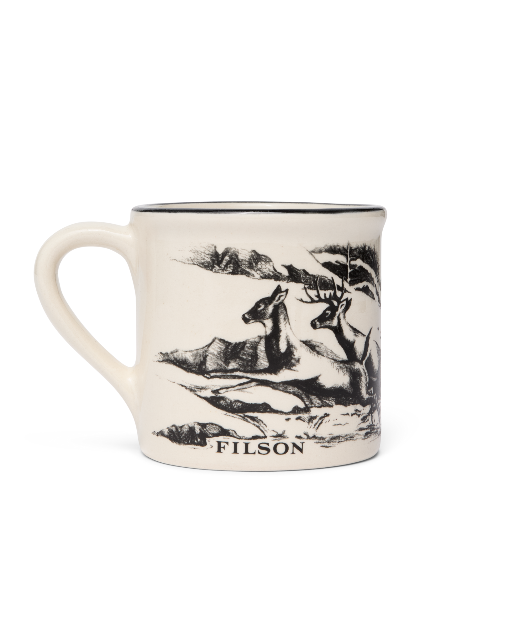 Stoneware Mug - Natural / Deer
