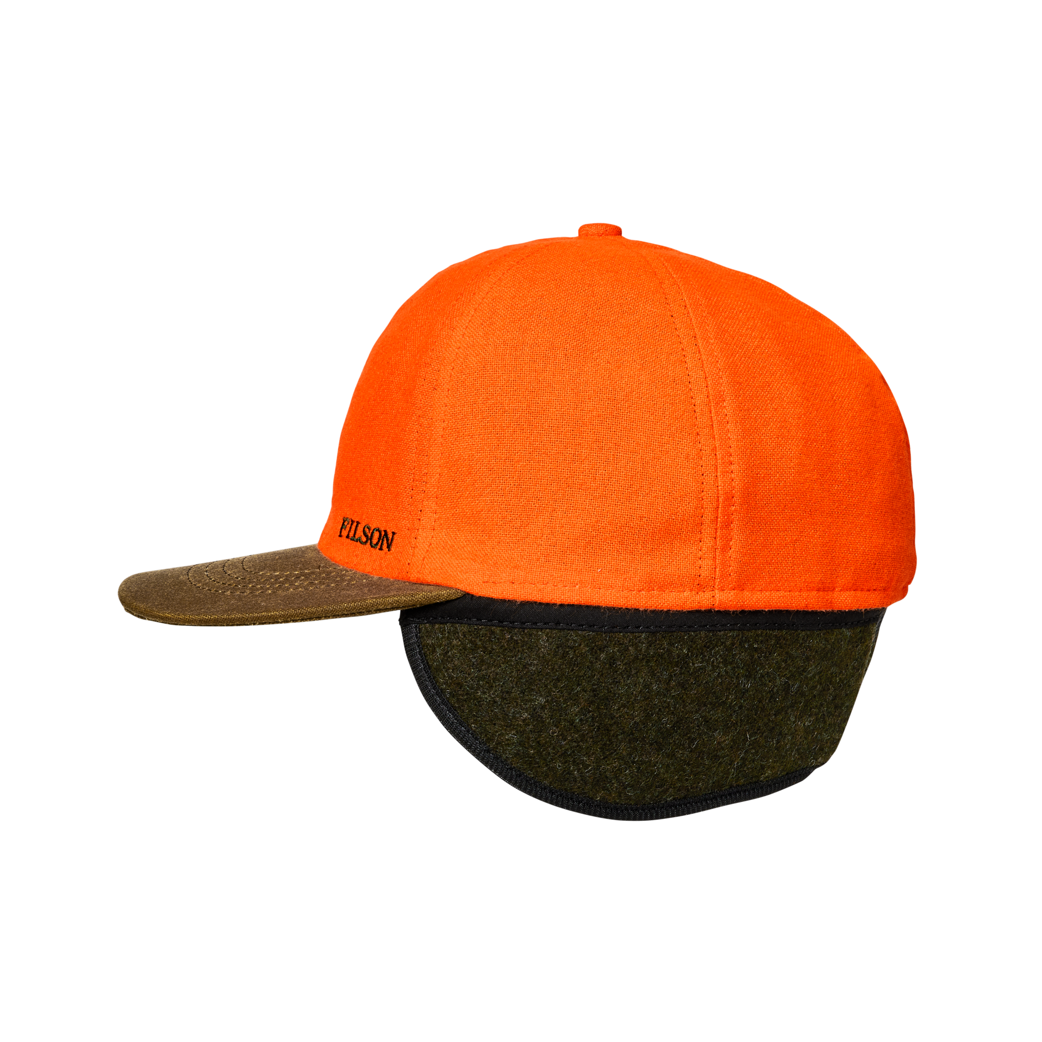 Insulated Blaze/tin Cloth Cap - Desert Tan / Blaze Orange - Image 10