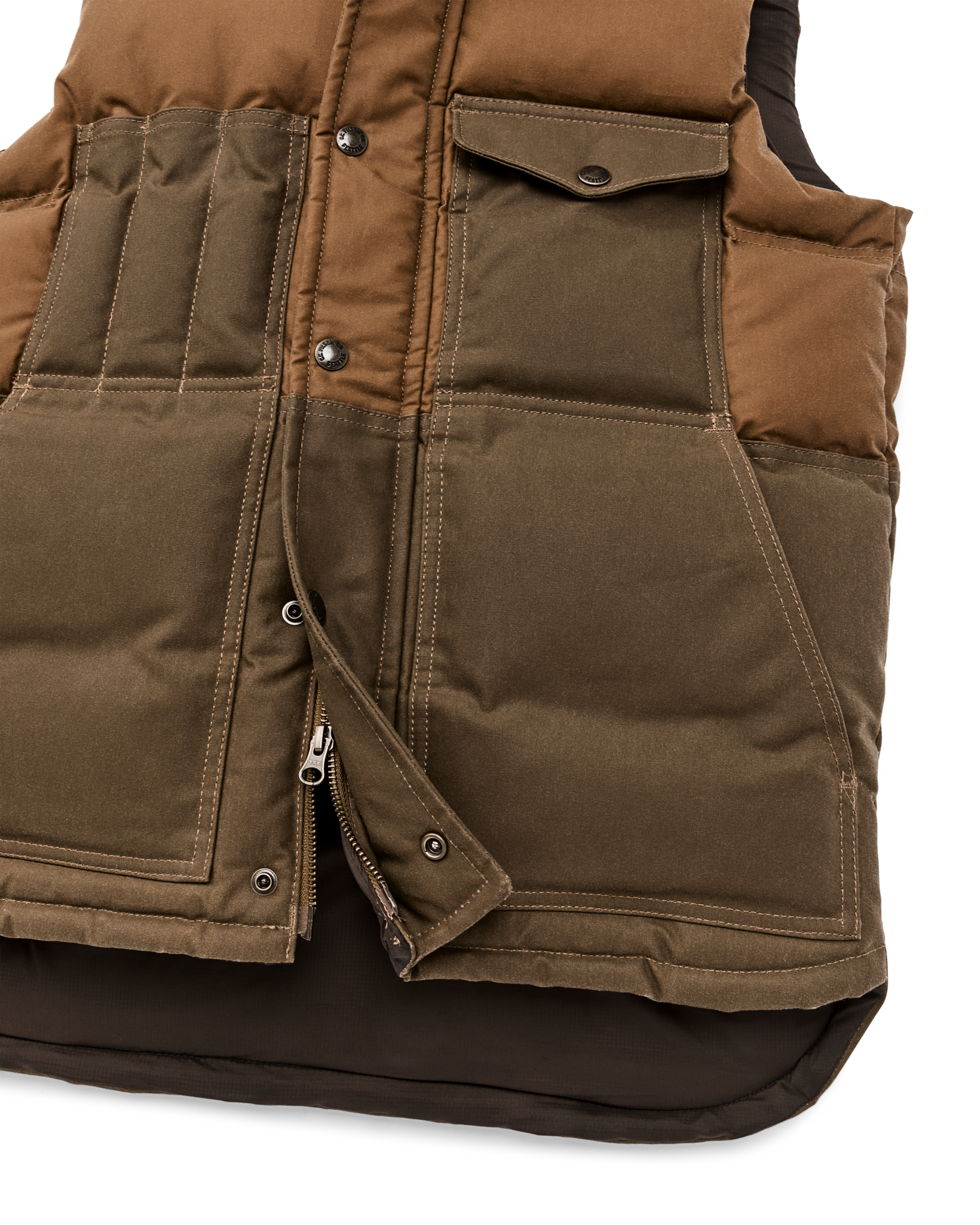 Down Cruiser Vest - Dark Tan - Image 7
