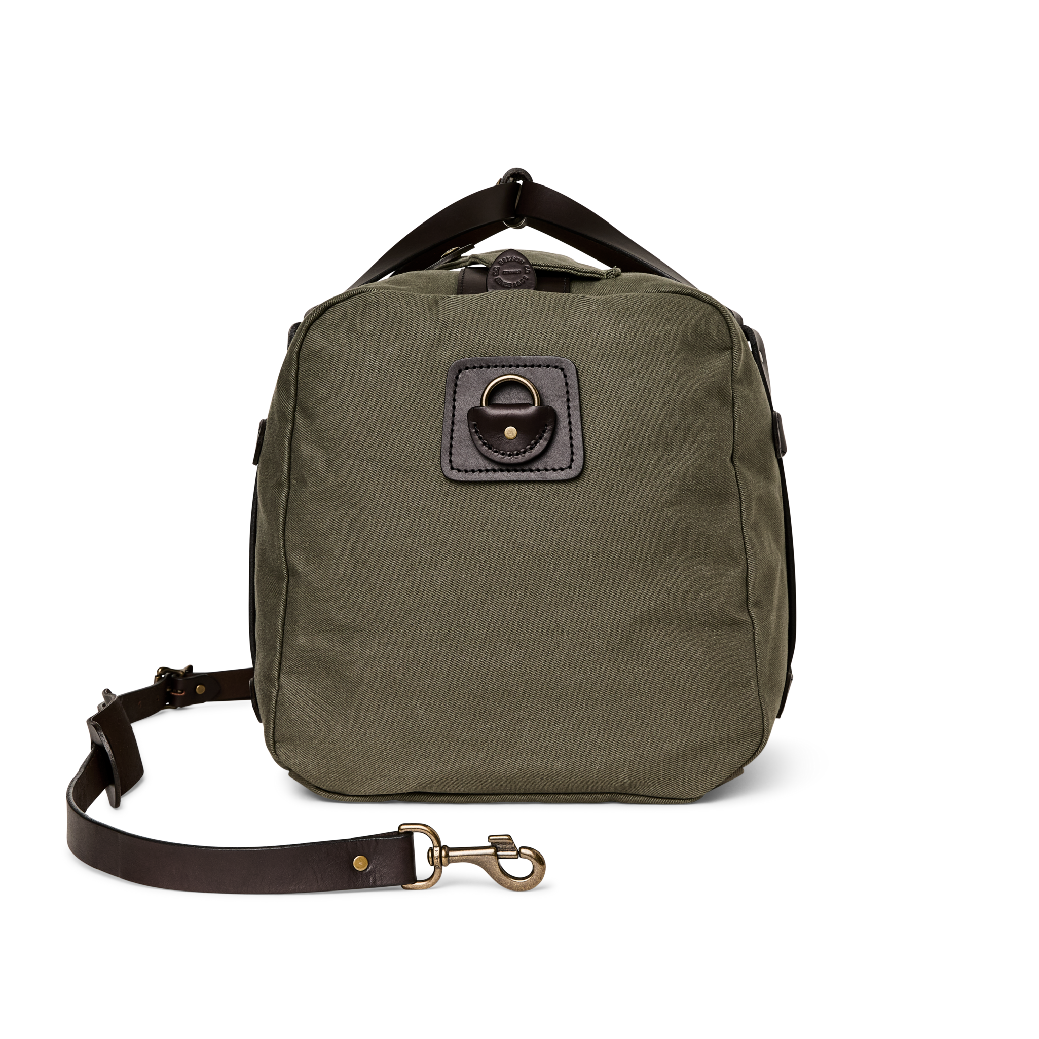 Medium Rugged Twill Duffle Bag - Otter Green - Image 11