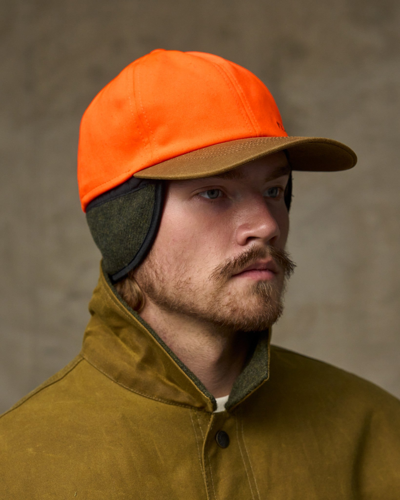 Insulated Blaze/tin Cloth Cap - Desert Tan / Blaze Orange - Image 5