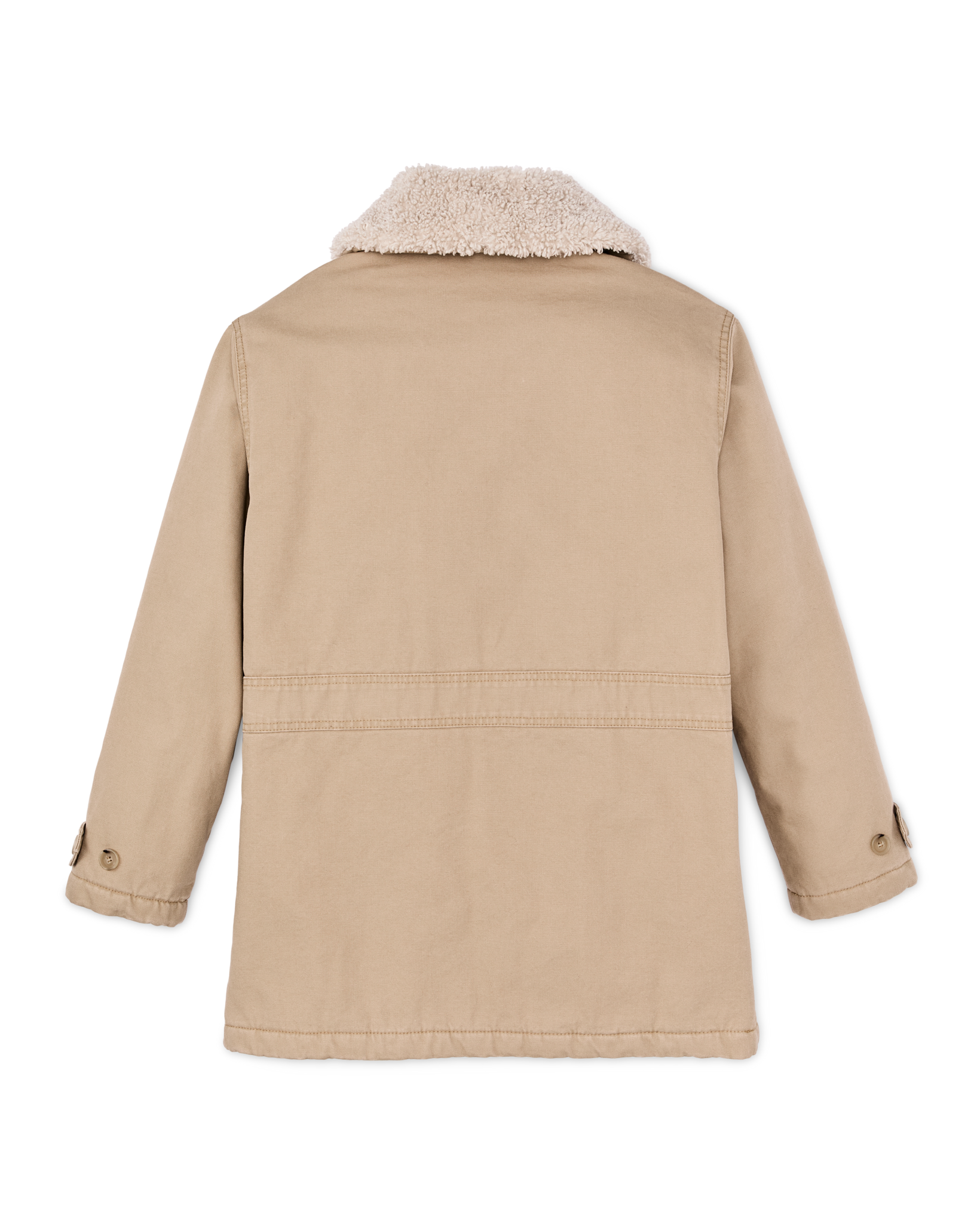 Women's Canvas Packer Coat - Natural - Image 6
